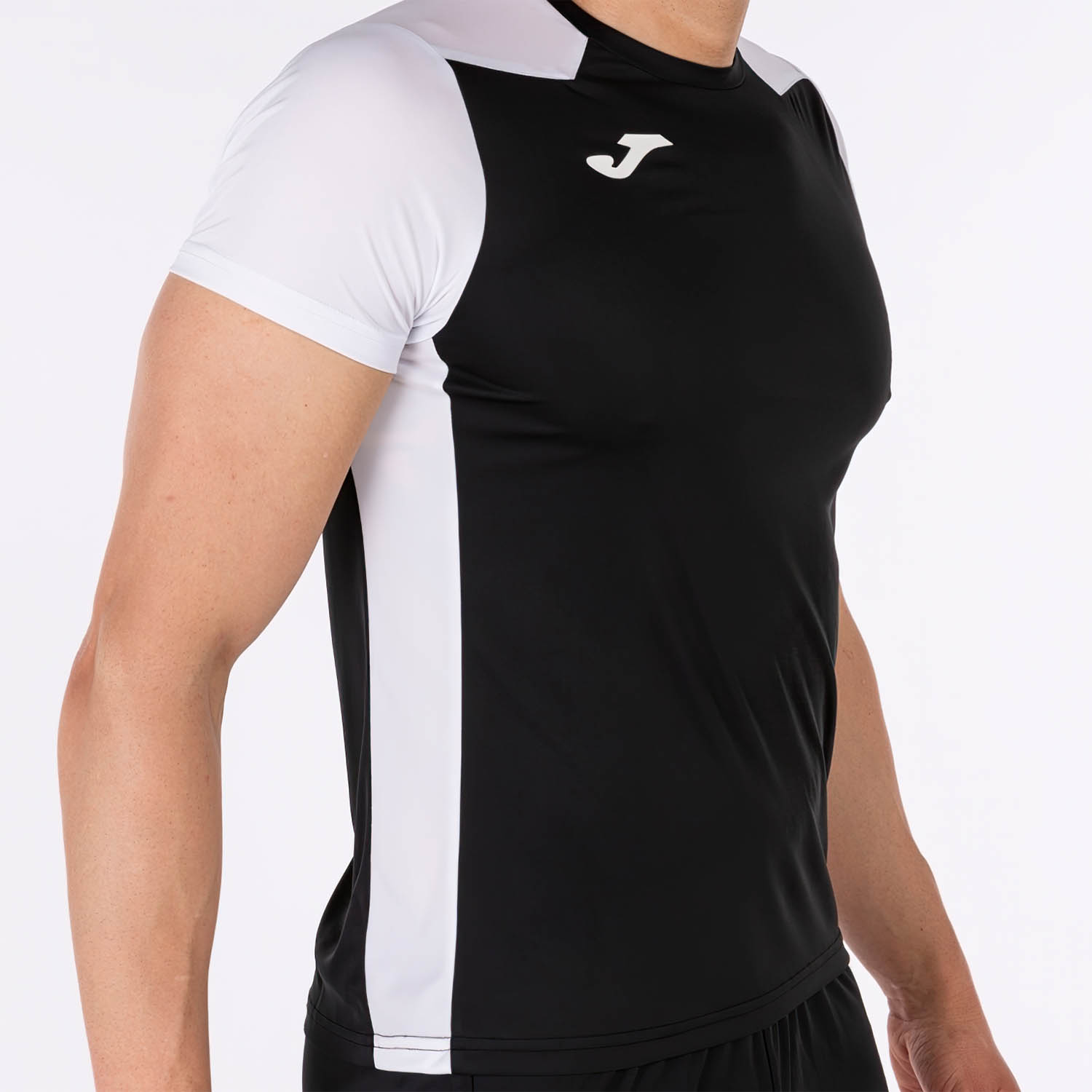 Joma Record II Camiseta - Black/White