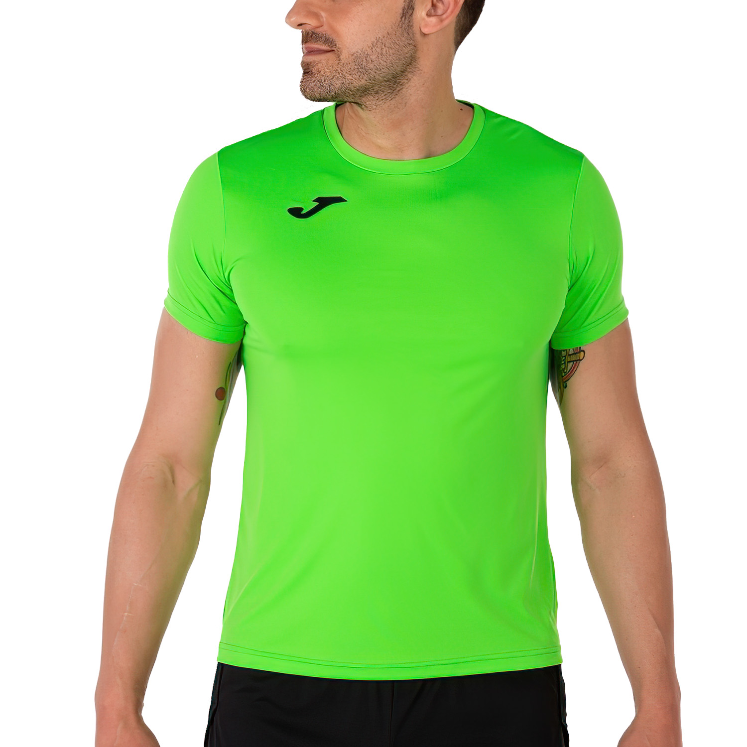 Joma Championship V Camiseta de Tenis Niño - Green Fluor