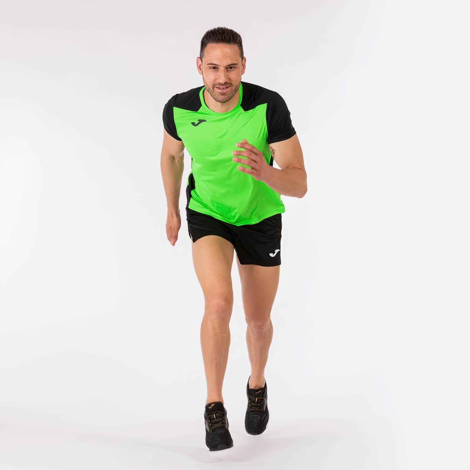 Joma Record II Camiseta de Running Hombre - Black