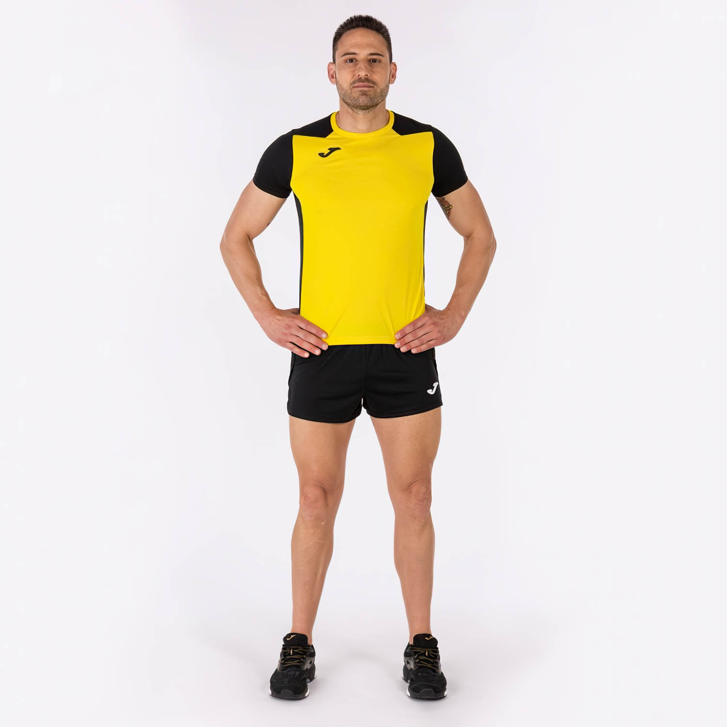 Joma Record II T-Shirt - Yellow/Black