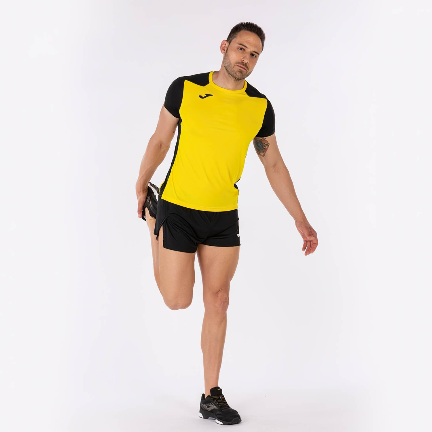 Joma Record II Camiseta - Yellow/Black