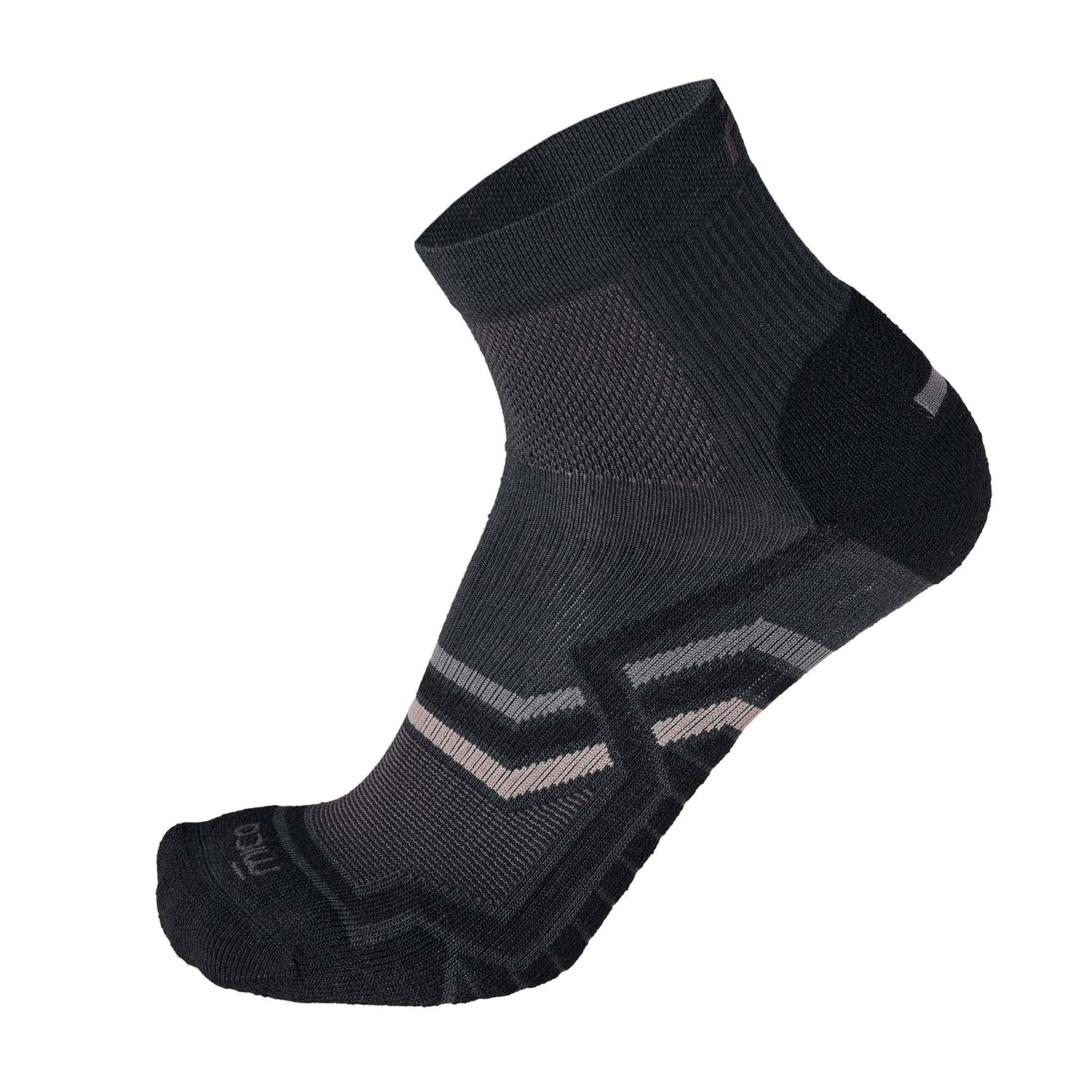 Mico Extra Dry Light Weight Socks - Antracite Melange