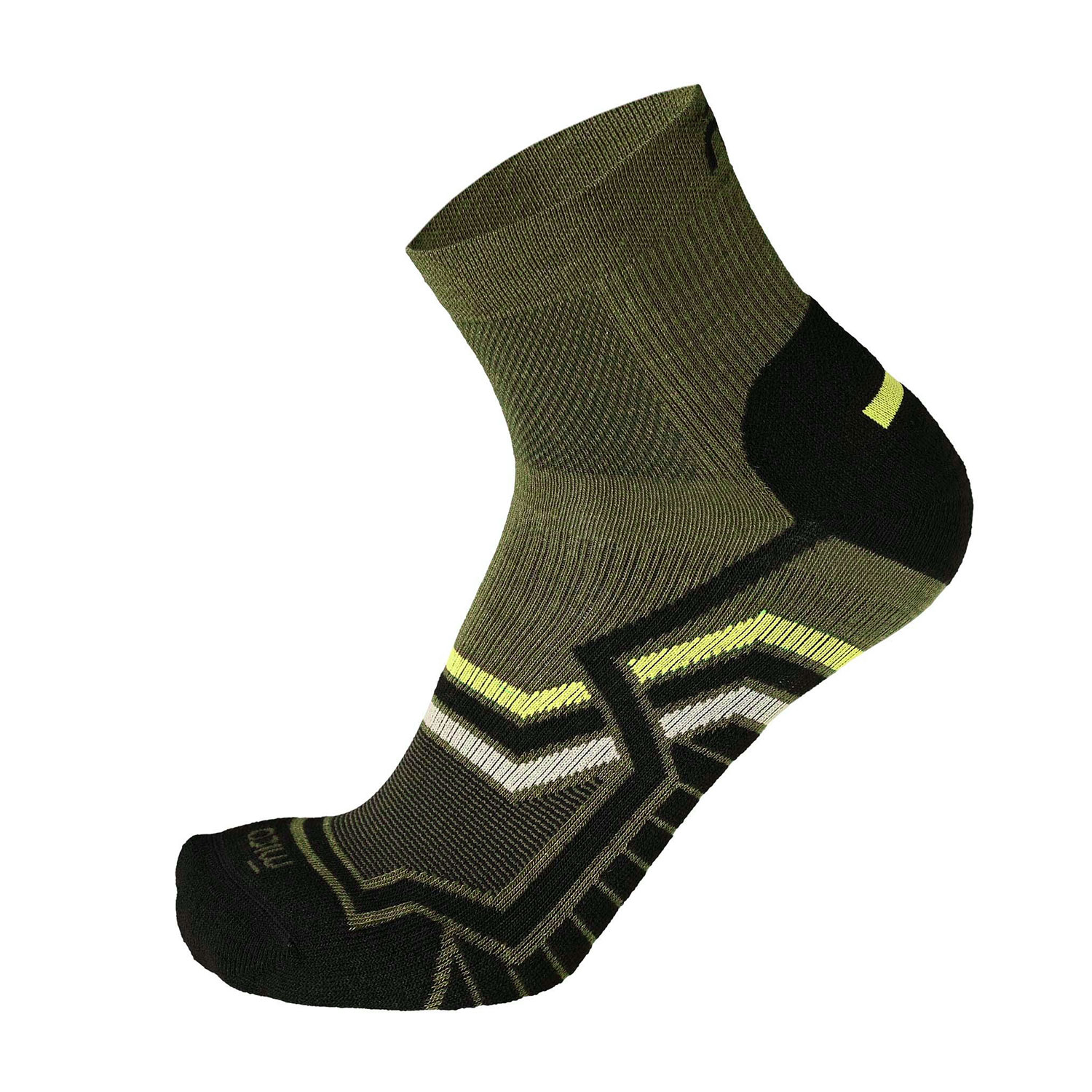 Mico Extra Dry Light Weight Socks - Verde Melange