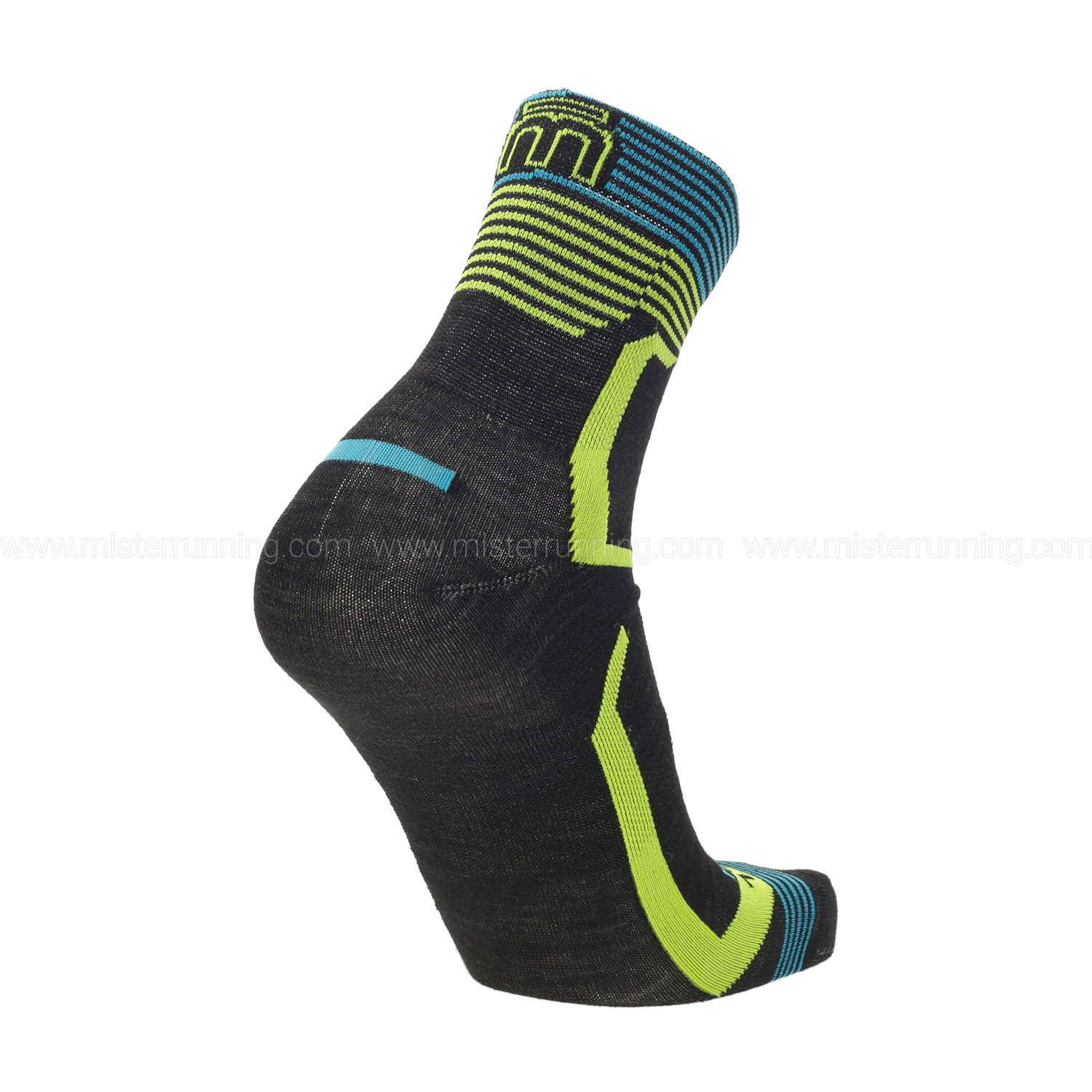 Mico Warm Control Merino Light Weight Socks - Nero/Giallo Fluo