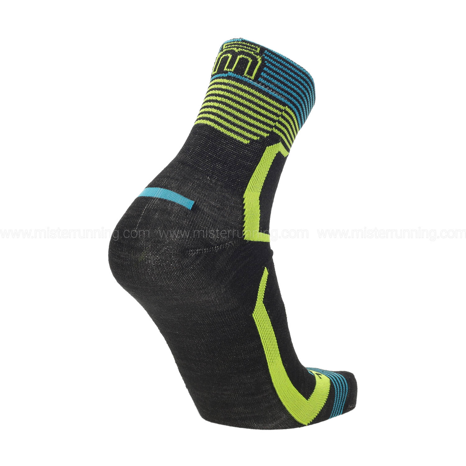 Mico Warm Control Merino Light Weight Calcetines - Nero/Giallo Fluo