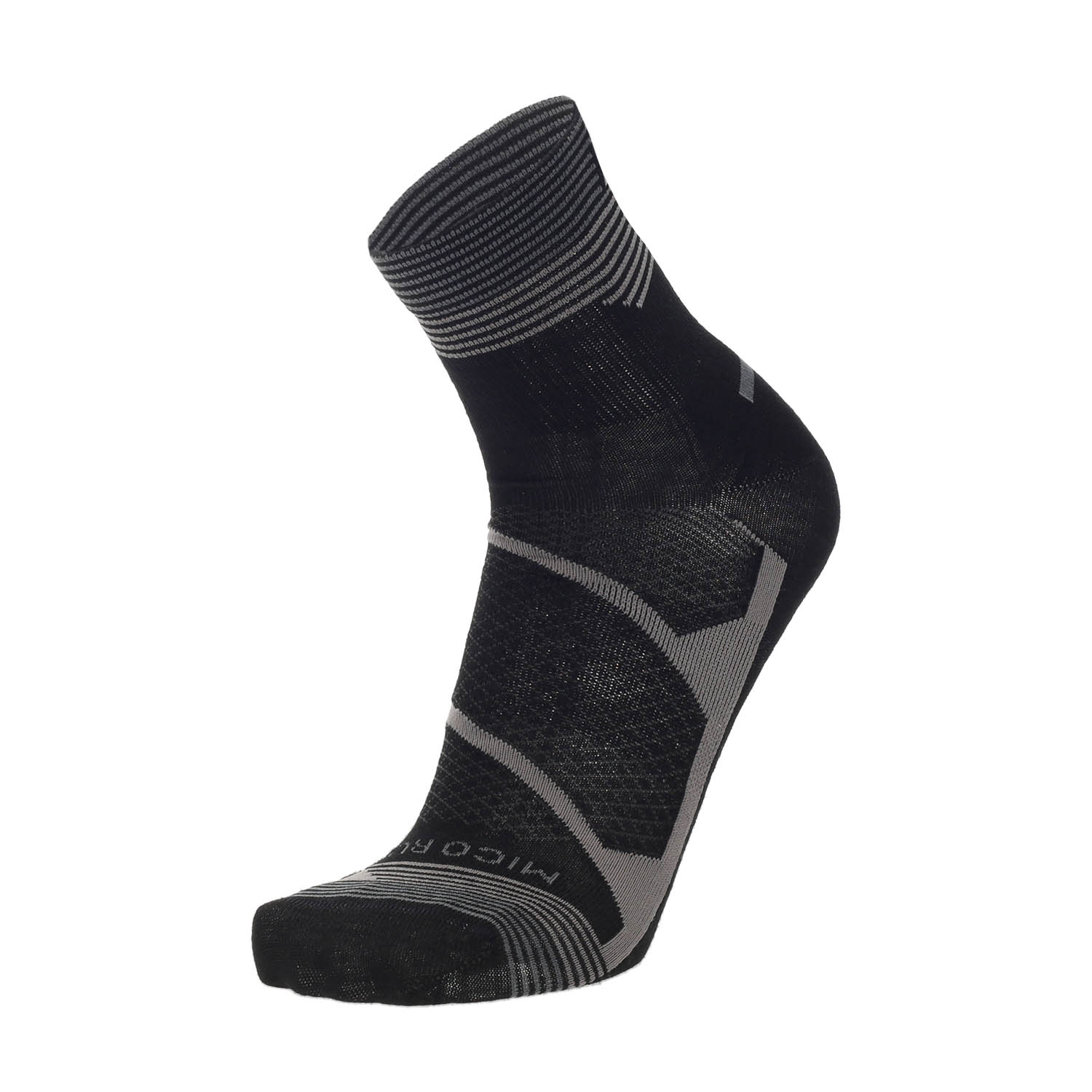 Mico Warm Control Merino Light Weight Calcetines - Nero/Grigio