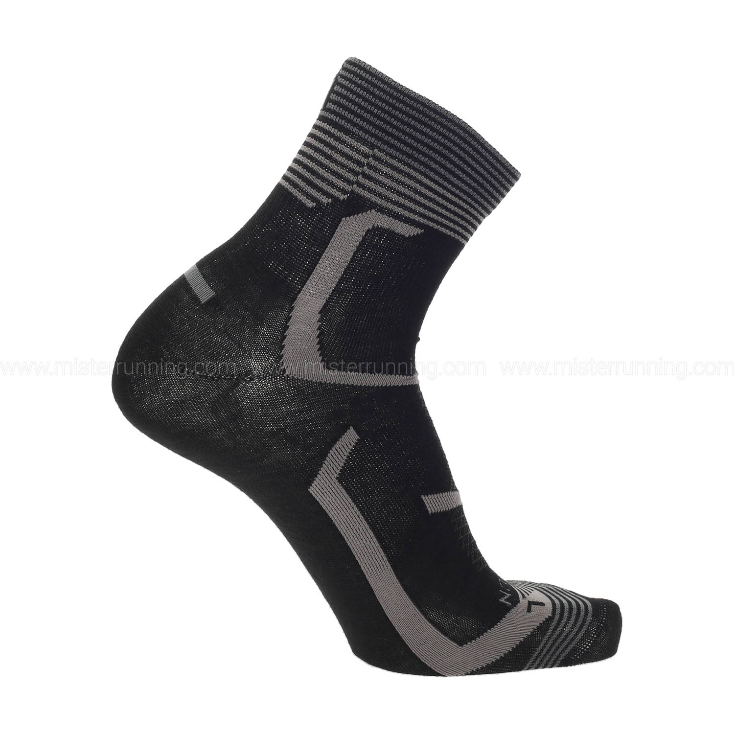 Mico Warm Control Merino Light Weight Calcetines - Nero/Grigio