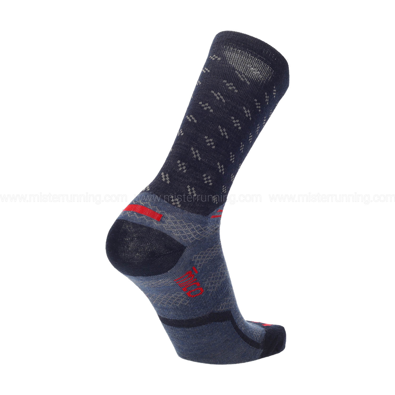 Mico Warm Control Light Weight Calze - Blu/Rosso