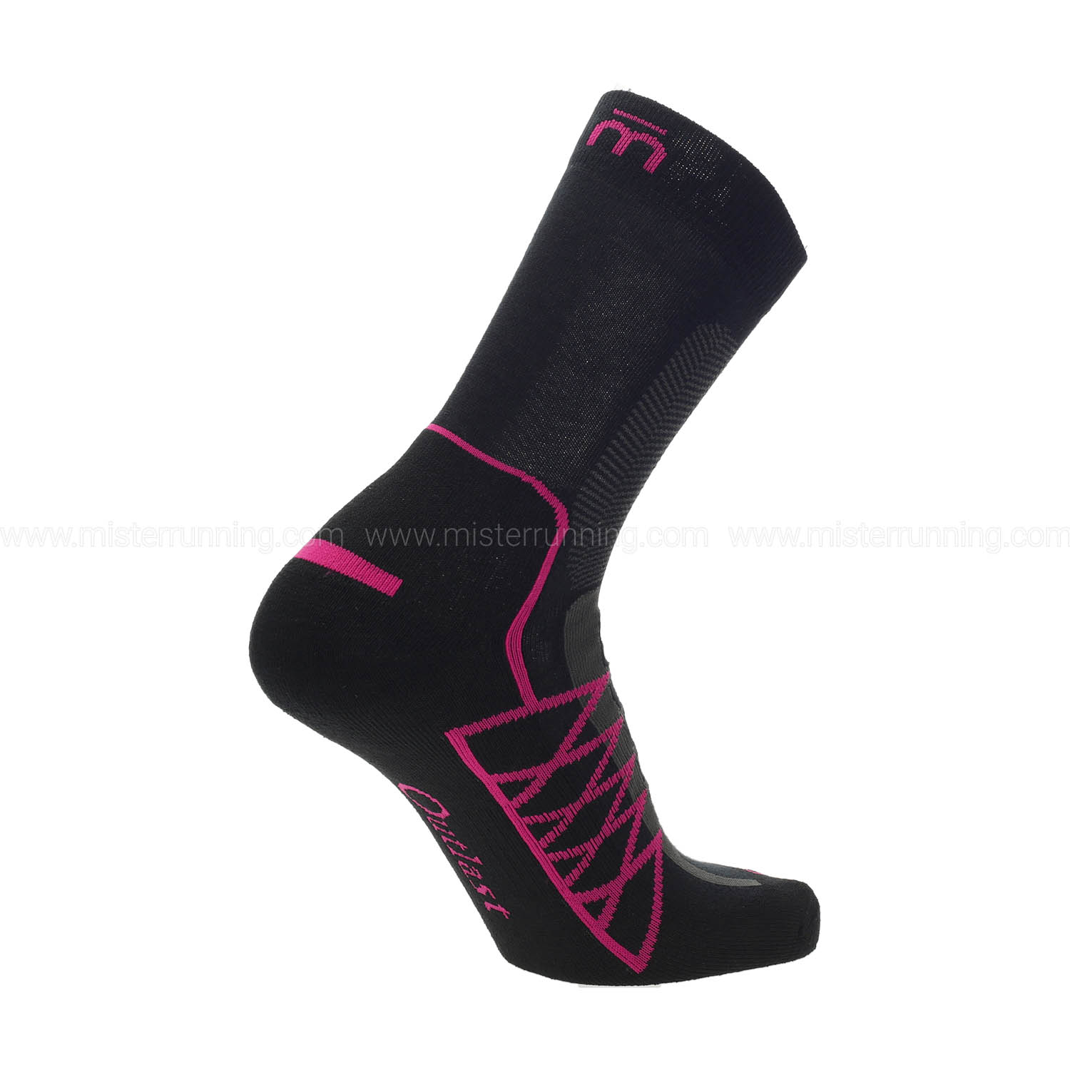 Mico Extra Dry Outlast Medium Weight Calcetines - Nero/Fucsia