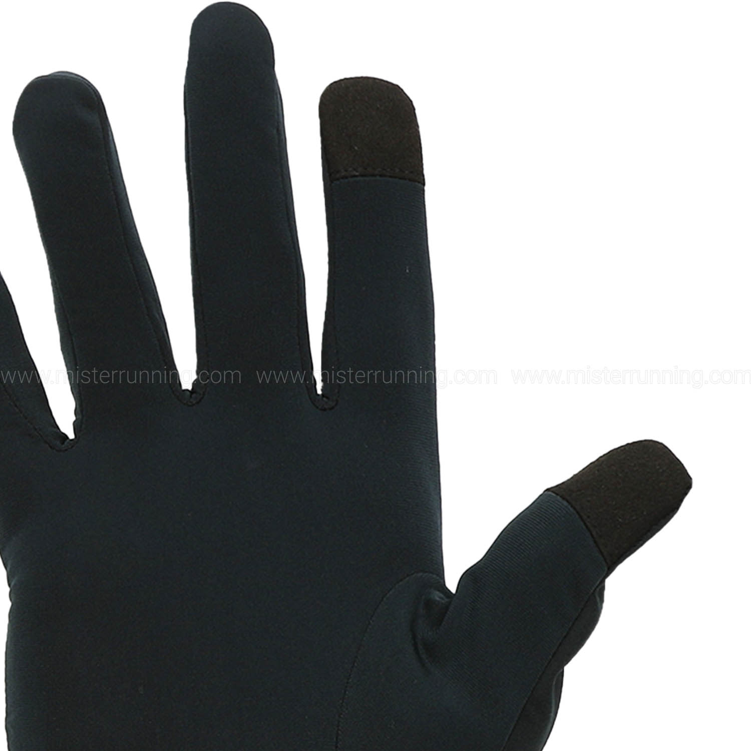 Mizuno Logo Guantes - Black