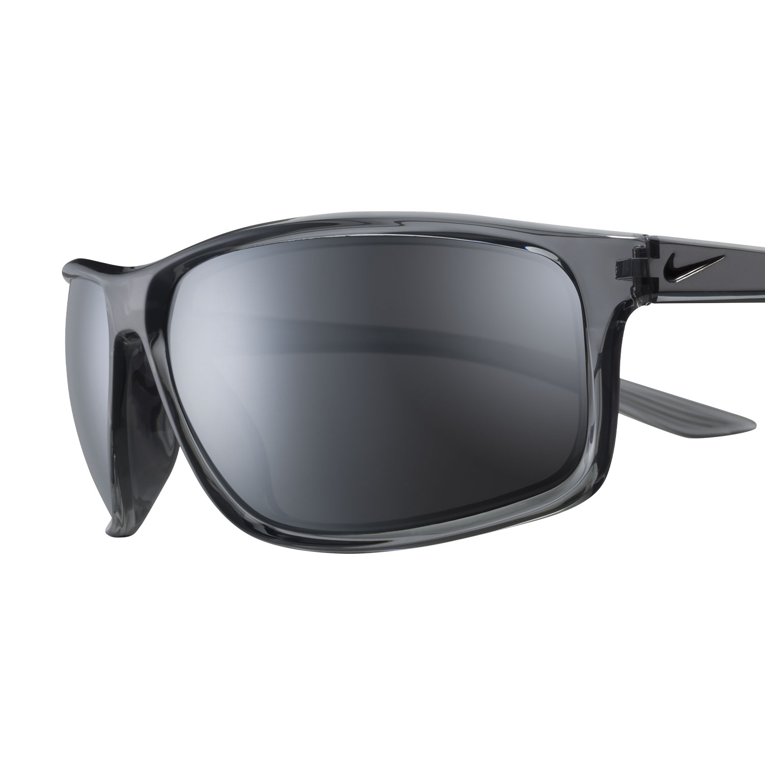 Nike Adrenaline Occhiali - Cool Grey/Black/Grey W/Silver Mirror Lens