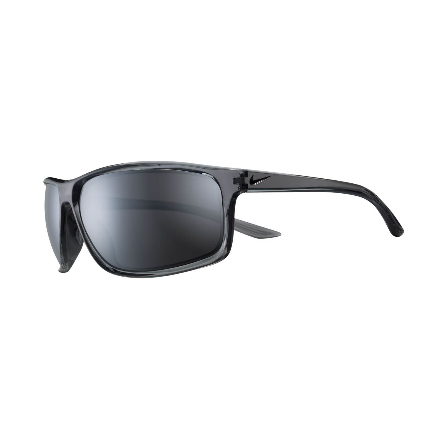 Nike Adrenaline Sunglasses - Cool Grey/Black/Grey W/Silver Mirror Lens
