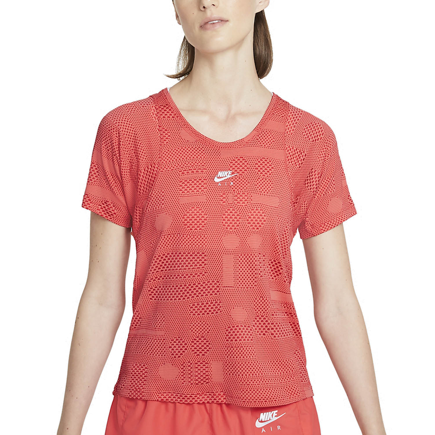 Nike Air Dri-FIT Camiseta - Magic Ember/Lobster/Reflective Silver