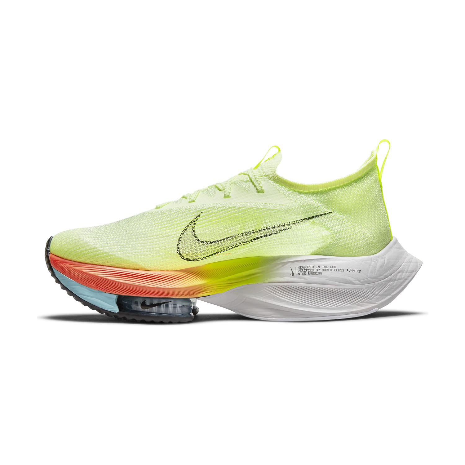 Nike Air Zoom Alphafly Next% Men's Running Shoes - Barely Volt