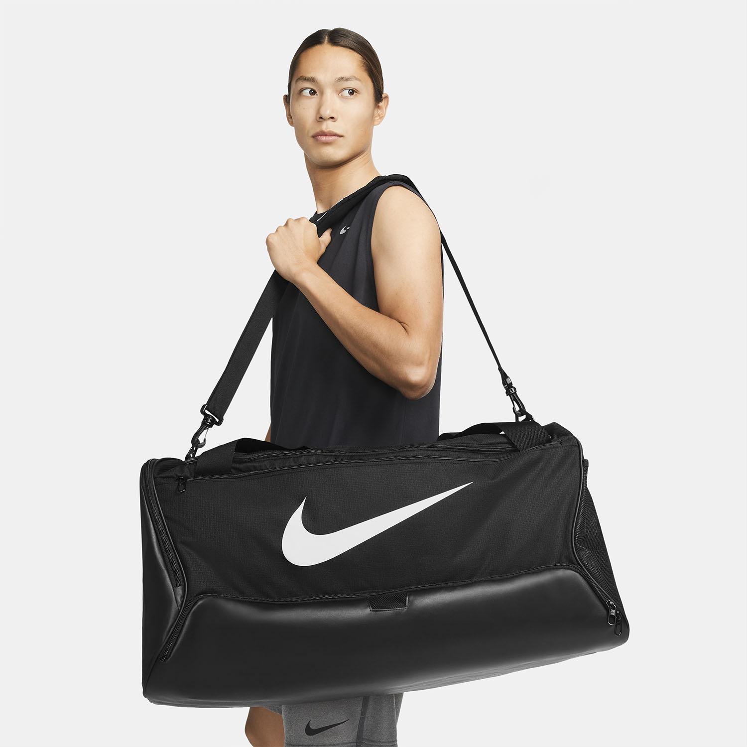 Nike Brasilia 9.5 Training Duffle - Black/White
