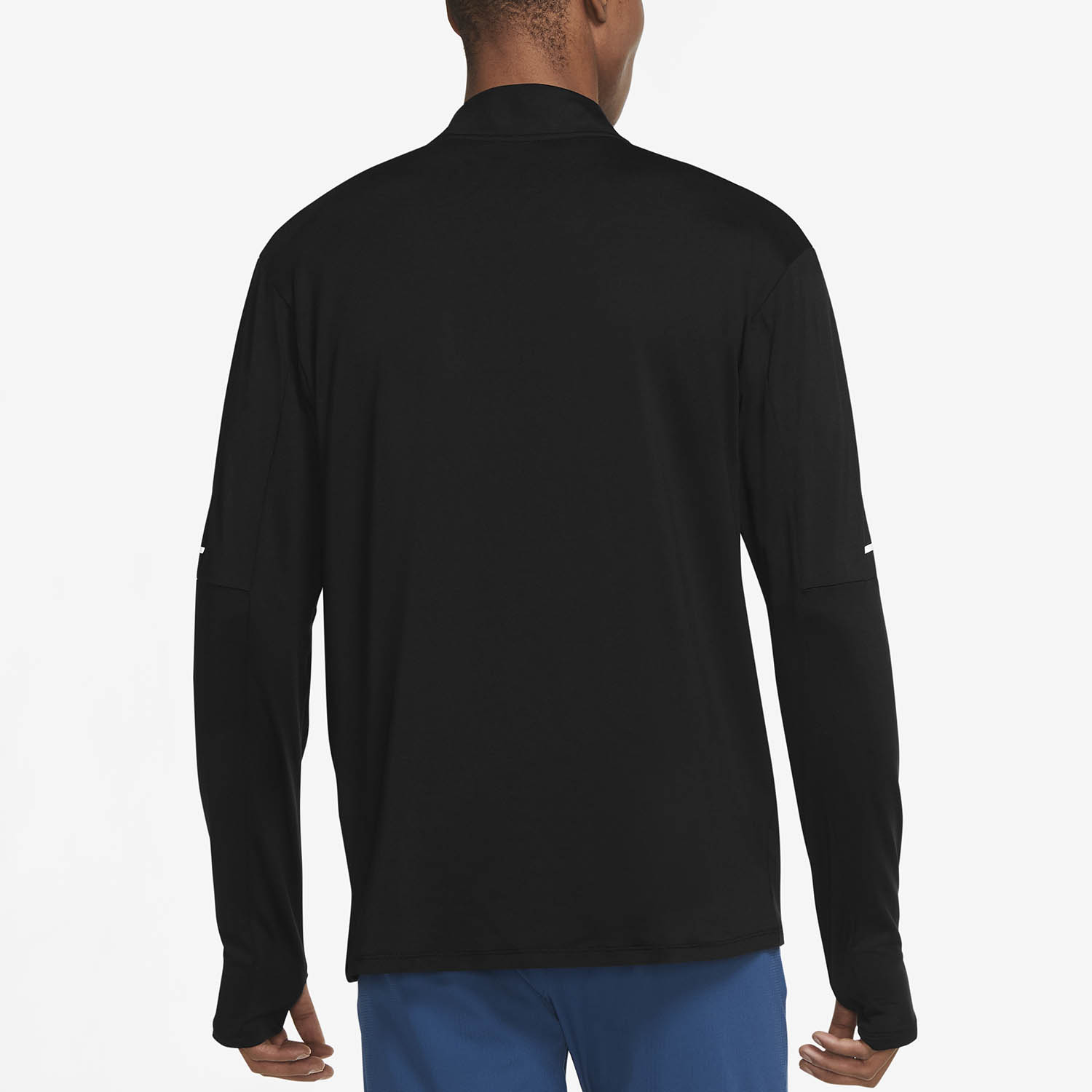 Nike Dri-FIT Element Logo Men's Running Shirt - Black