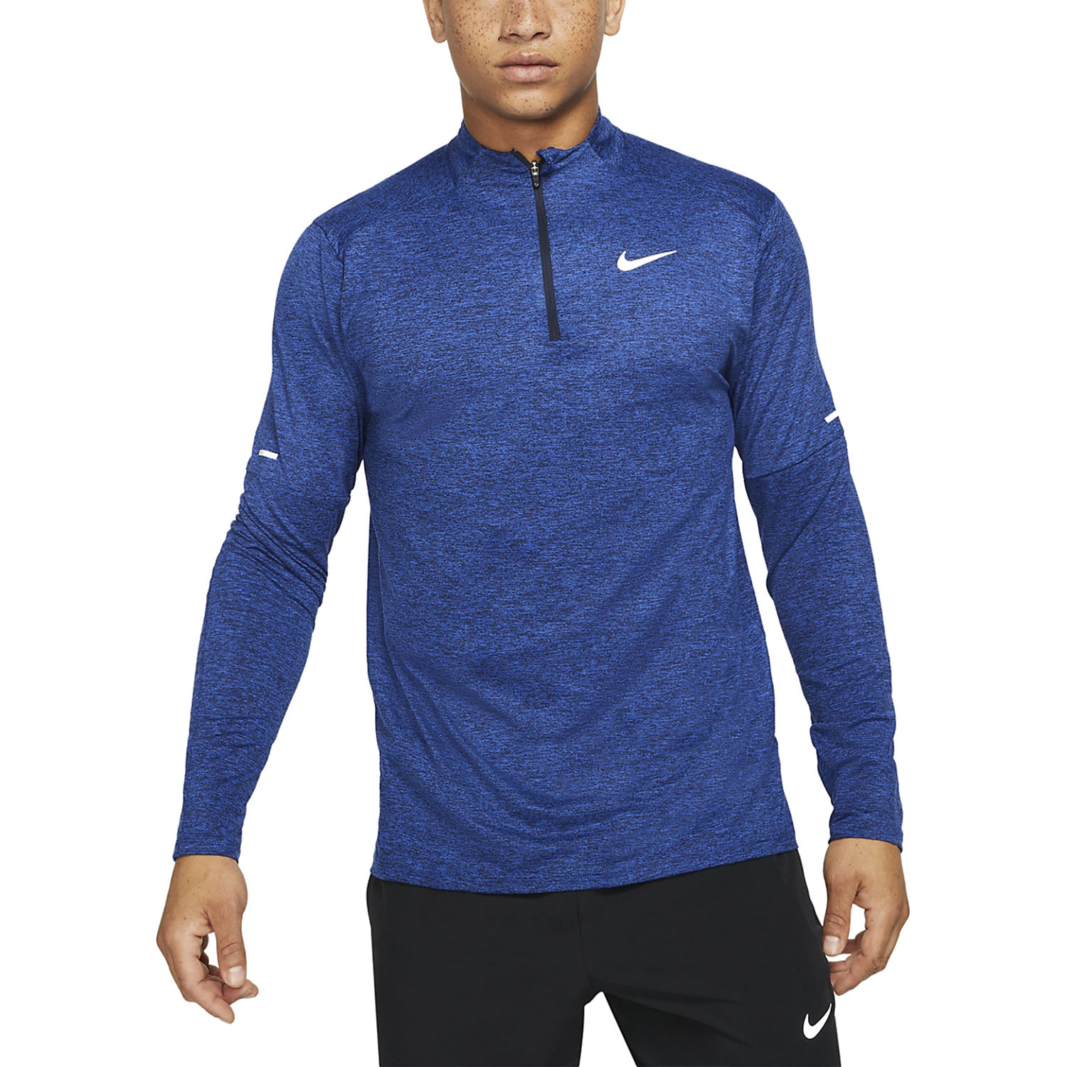 Nike Dri-FIT Element Logo Maglia - Obsidian/Game Royal/Reflective Silver