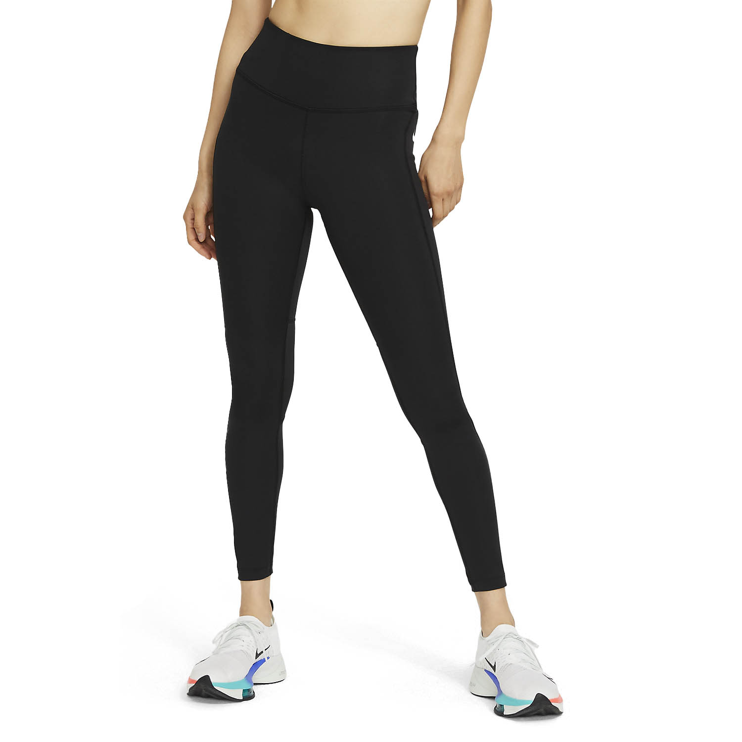 Nike Dri-FIT Fast Running Mujer Black/Reflective Silver