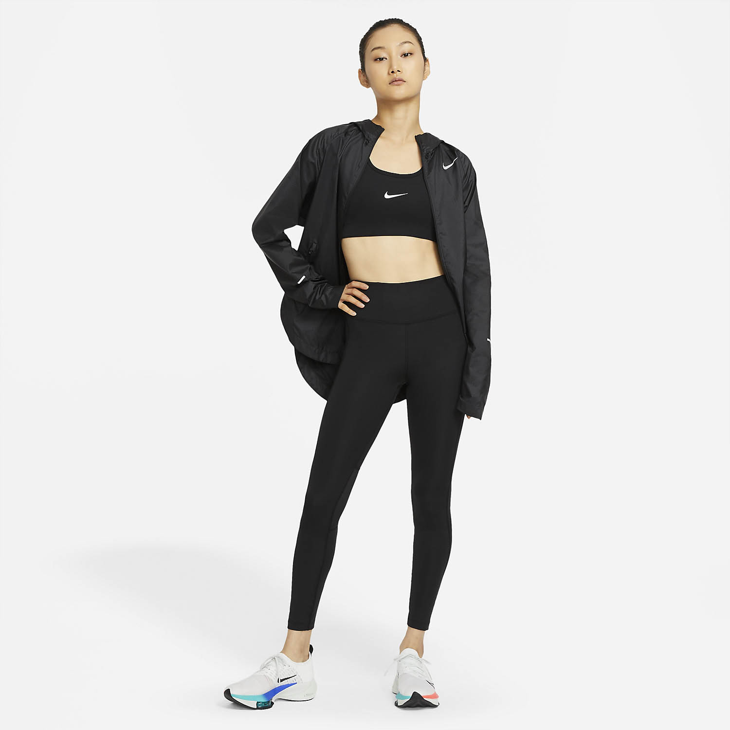 Nike Dri-FIT  Fast Tights - Black/Reflective Silver