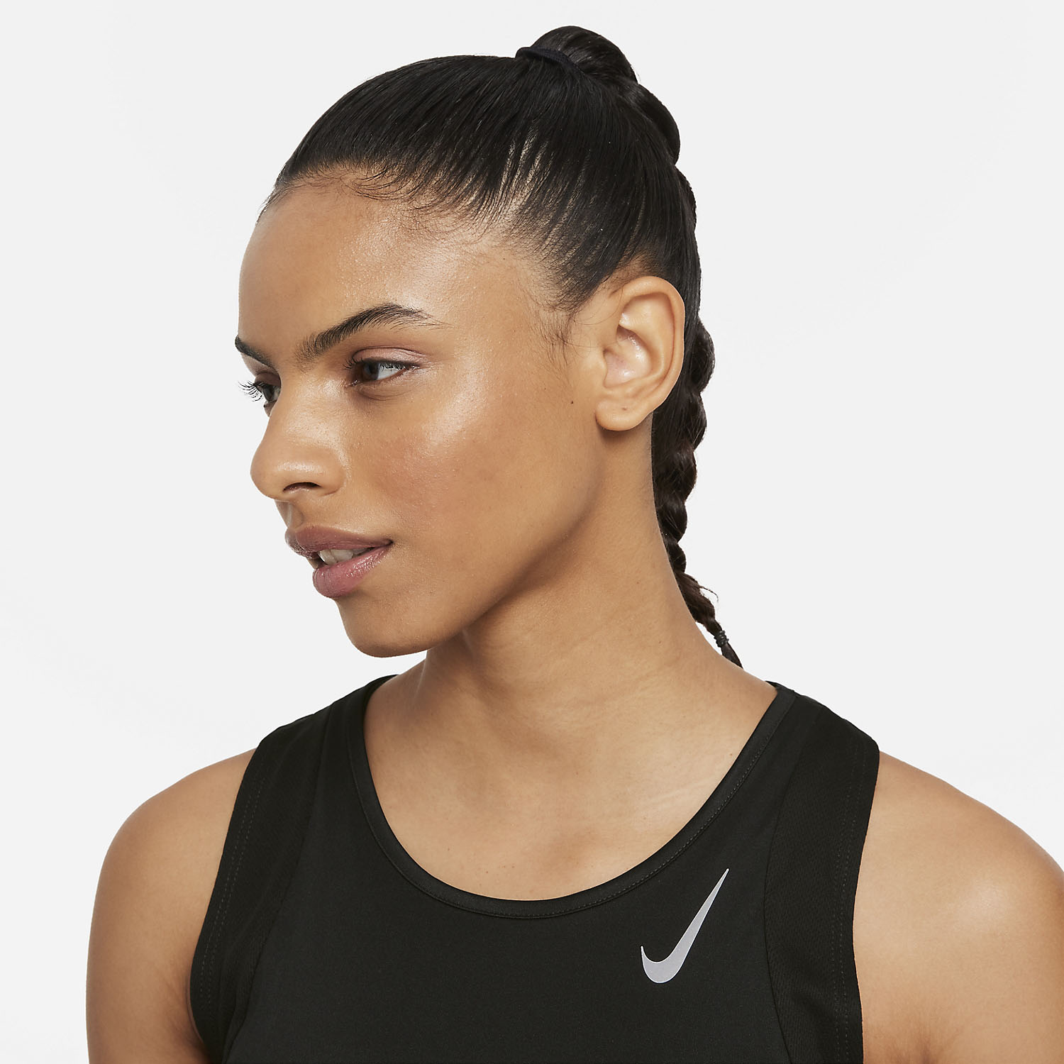 Nike Dri-FIT Race Canotta - Black/Reflective Silver