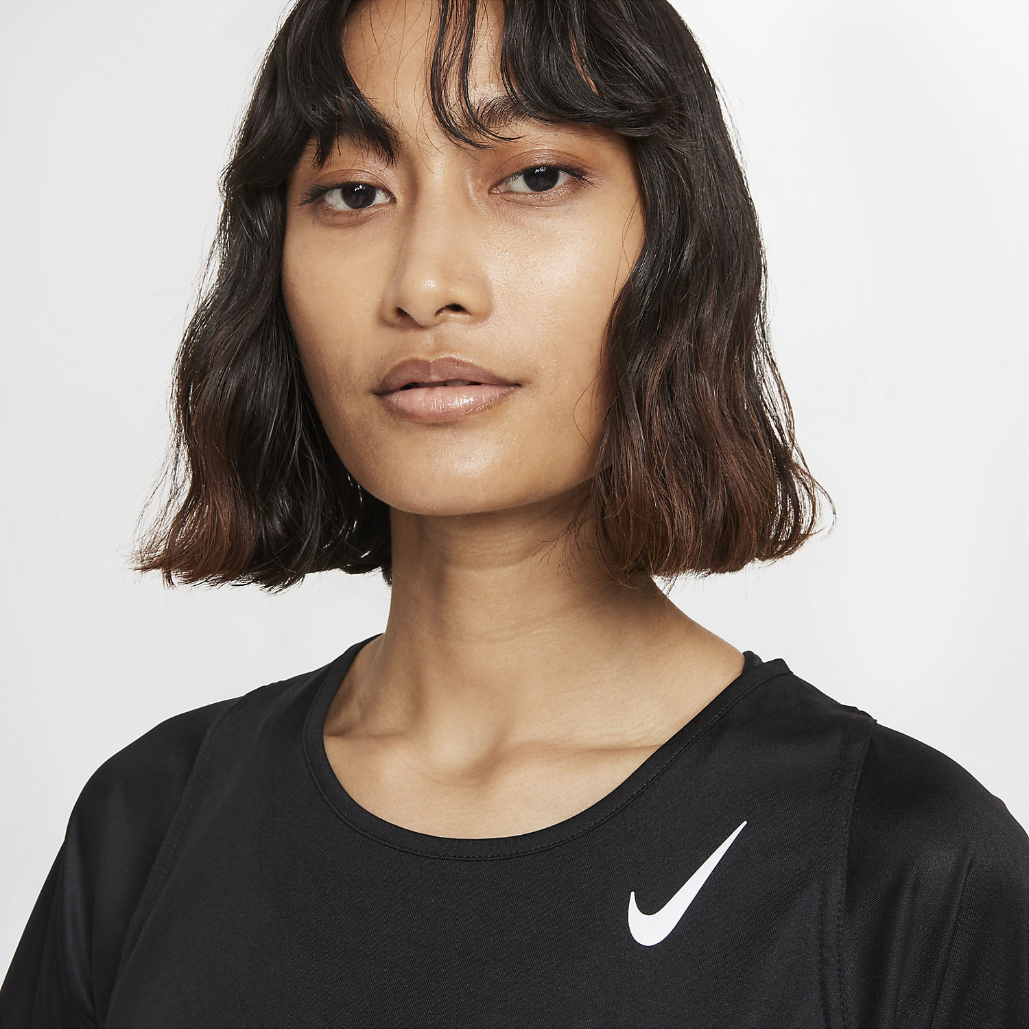 Nike Dri-FIT Race T-Shirt - Black/Reflective Silver