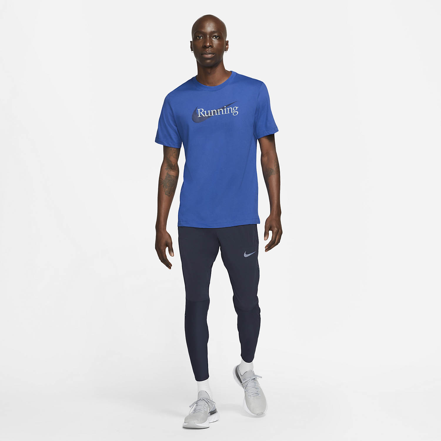 Gran engaño ficción encanto Nike Dri-FIT Run Camiseta de Running Hombre - Game Royal/Black