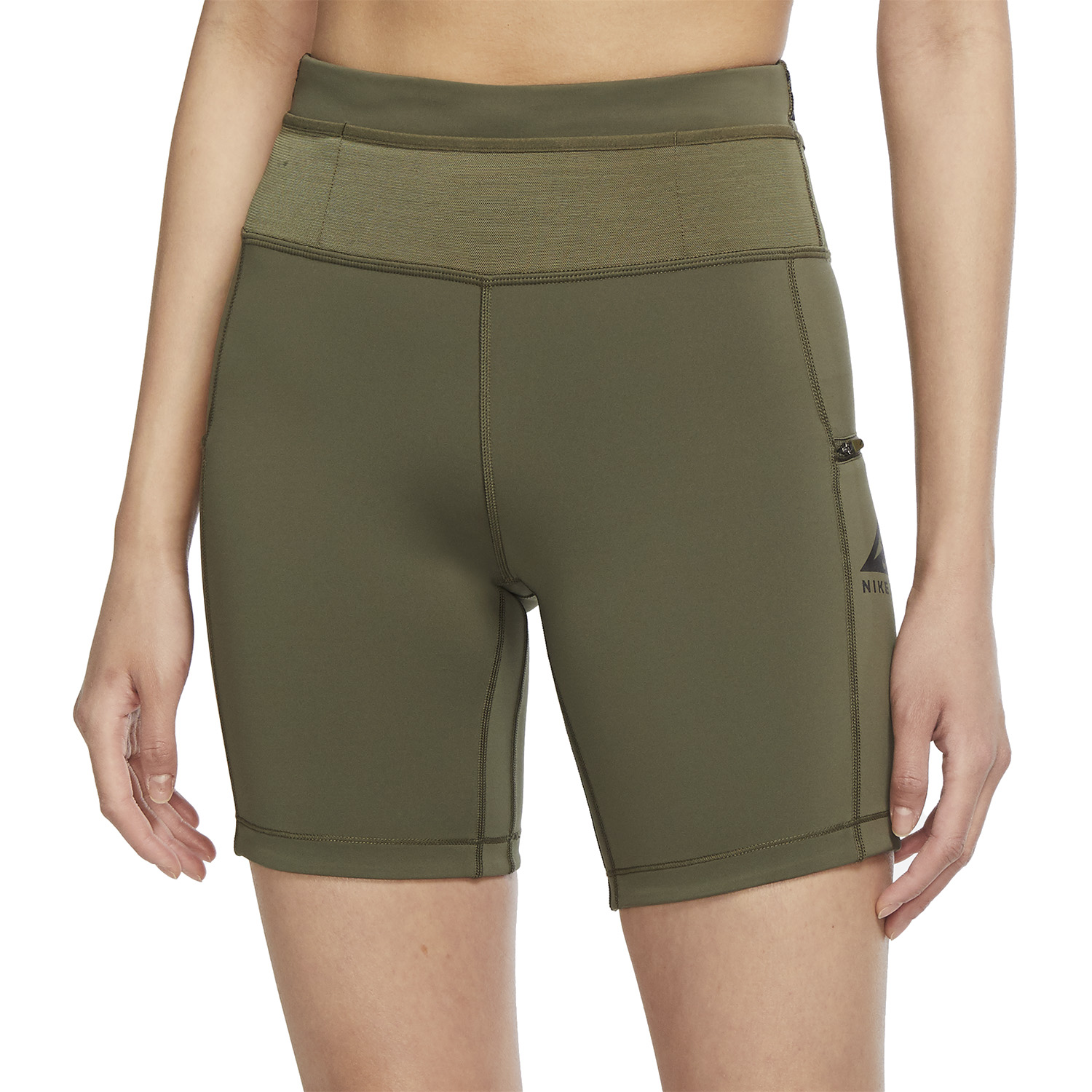 Nike Epic Luxe 7in Women's Trail Running Shorts - Medium Olive