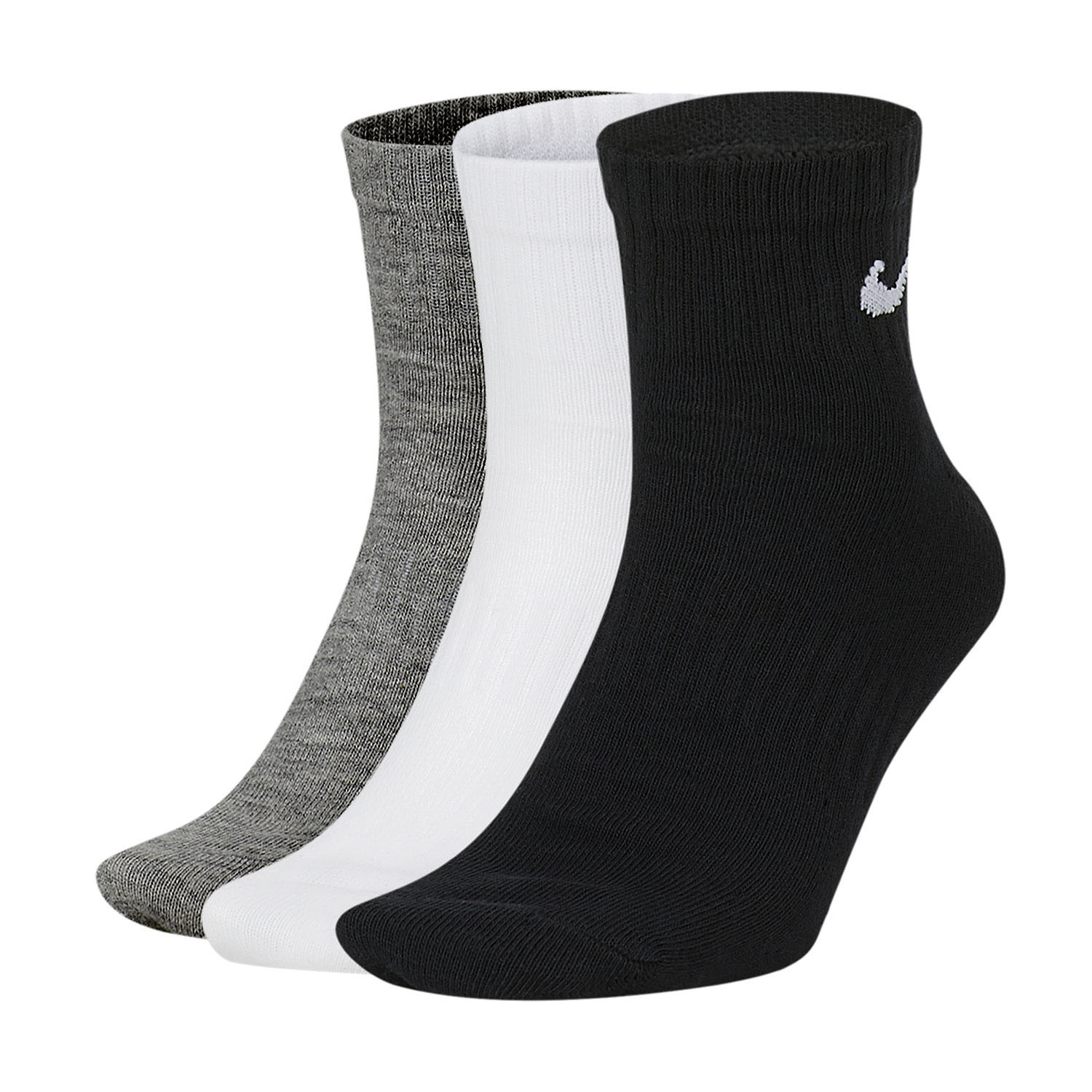 Nike Everyday Lightweight x 3 Calcetines - White/Black/Dark Grey