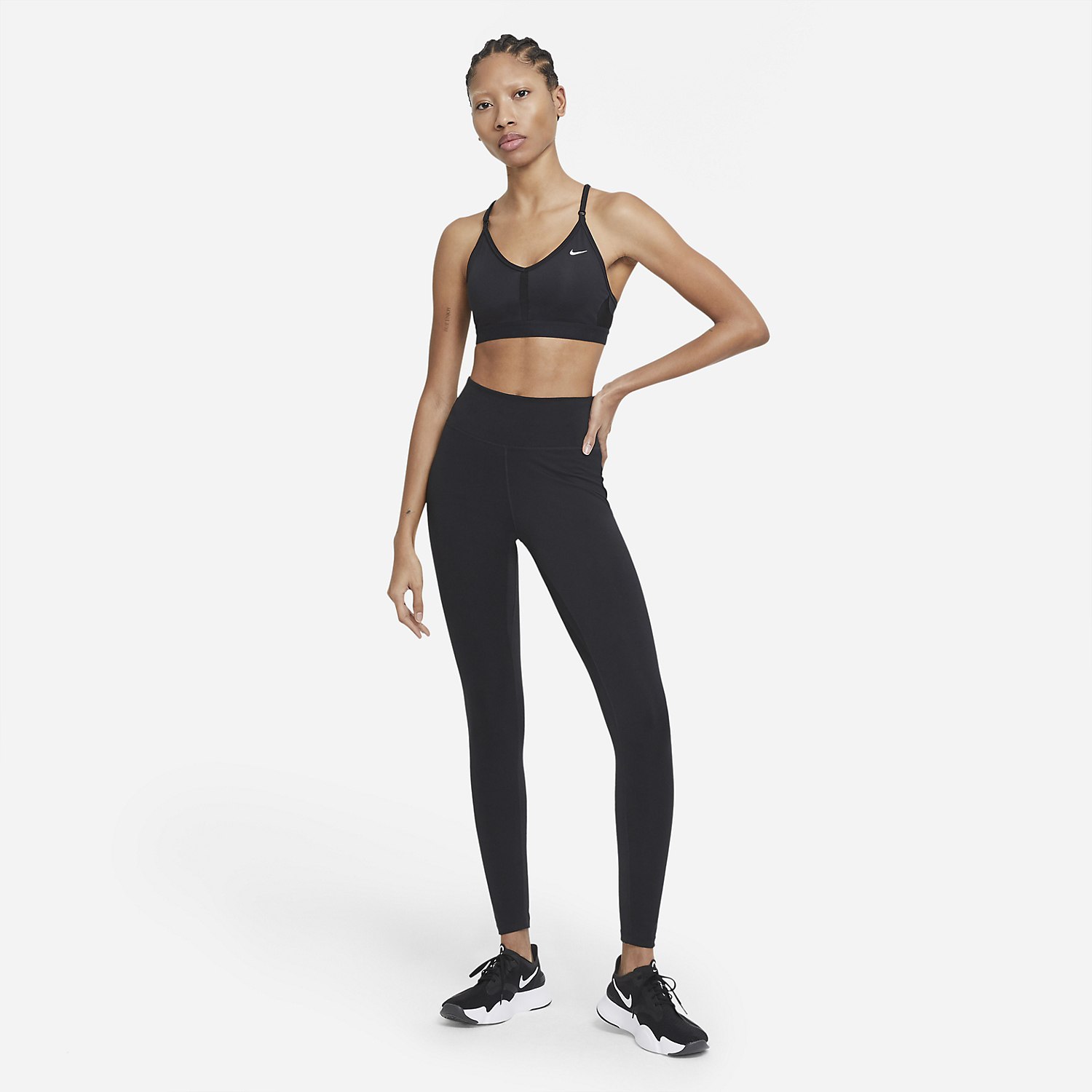 Nike Indy Sports Bra - Black/White