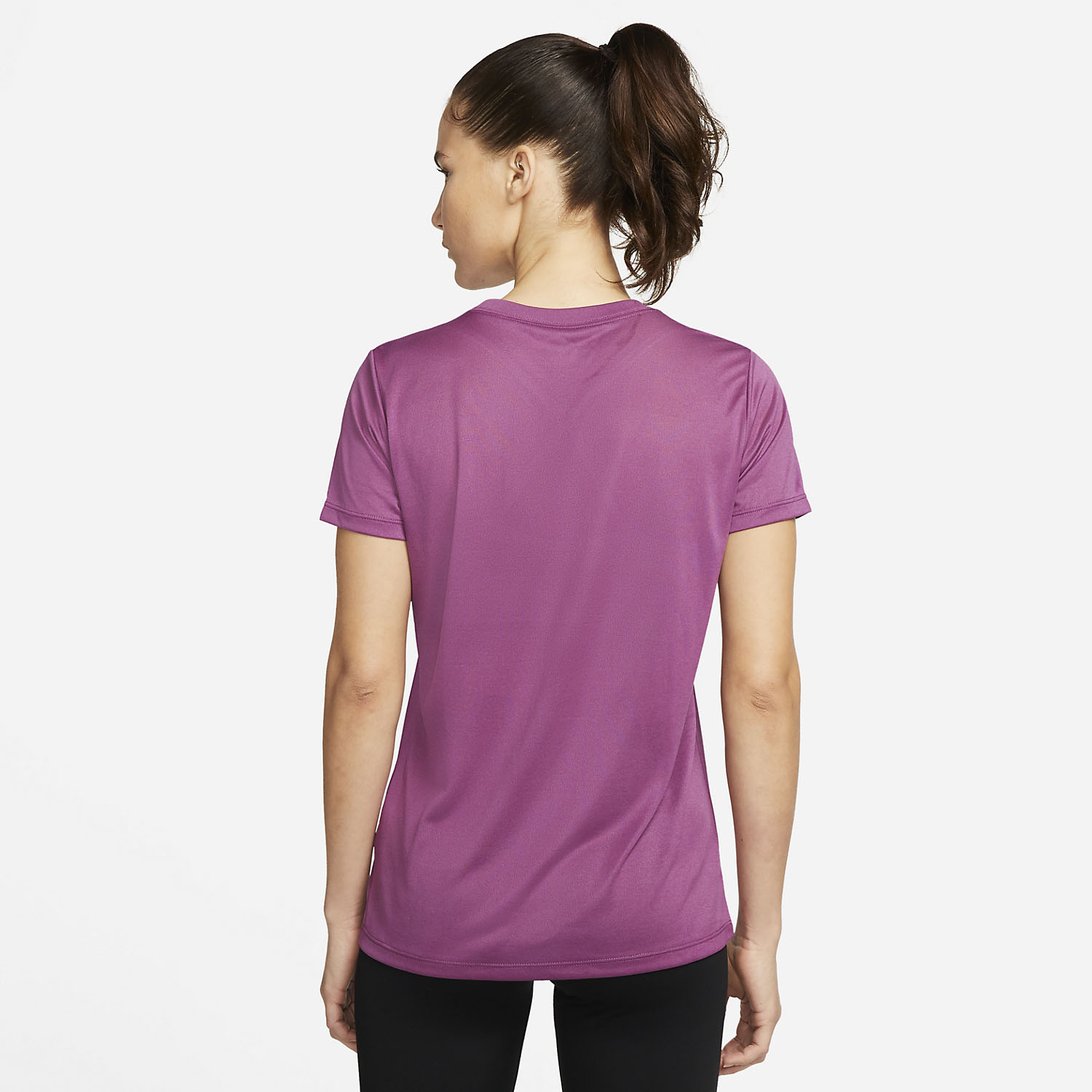 Nike Legend Womens Training T-Shirt - Light Bordeaux/White
