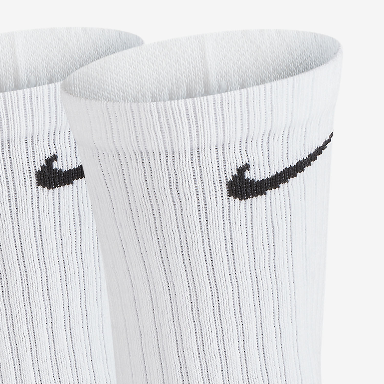 Nike Everyday Cushioned Crew x 3 Socks - White/Black