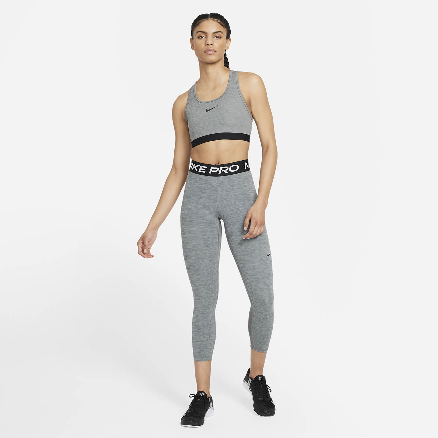 Nike Pro 365 Women's Training Tights - Smoke Grey/Heather/Black