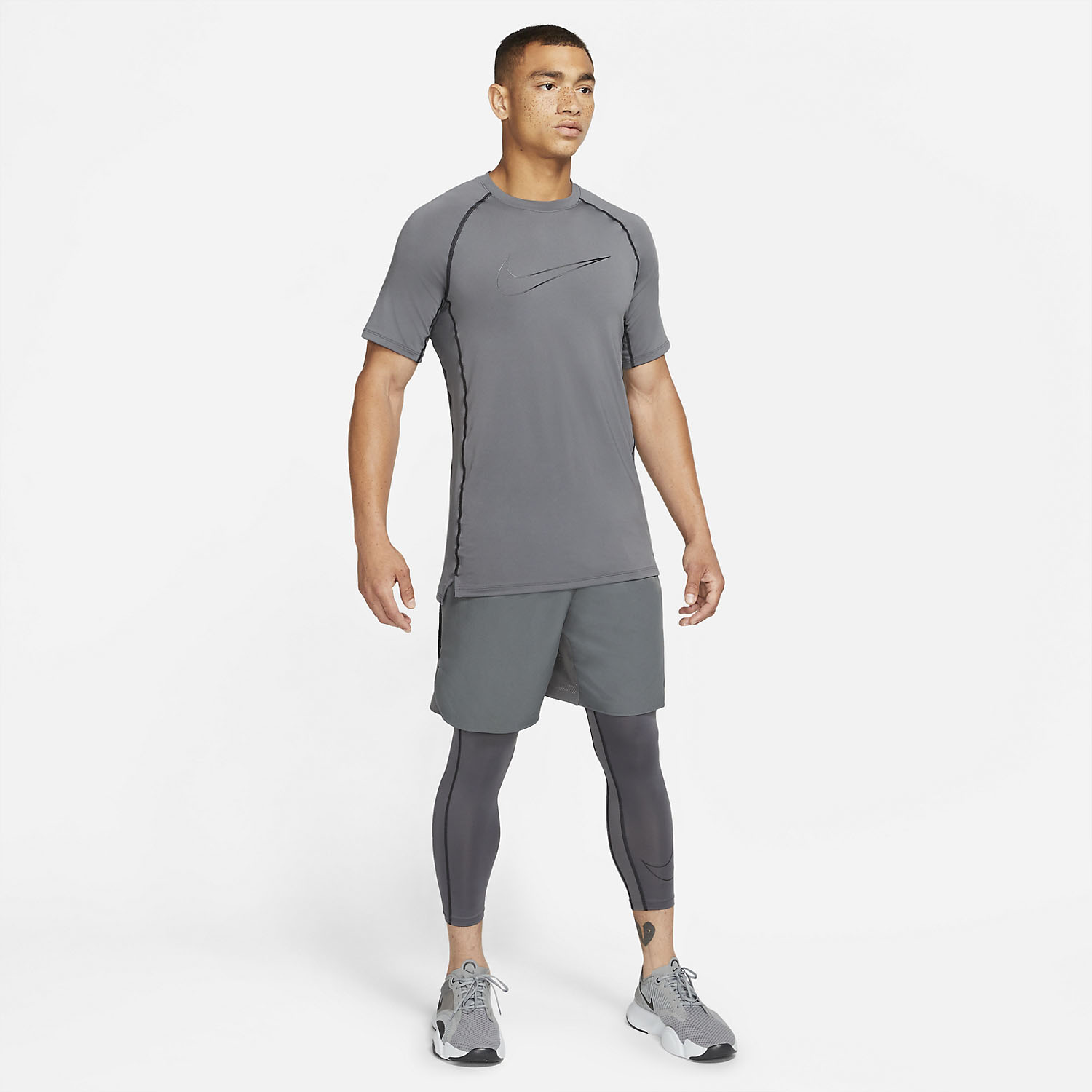 Nike Pro Men's Dri-Fit Tights, Small, Obsidian