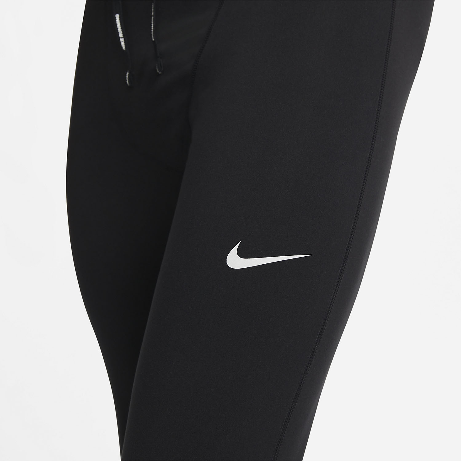 Nike Repel Challenger Long Tights - Black/Reflective Silver