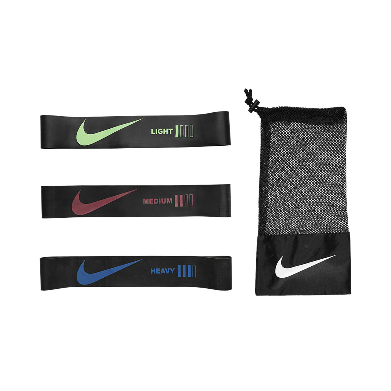 Nike Loop x 3 Fasce di Resistenza Piccole  - Black