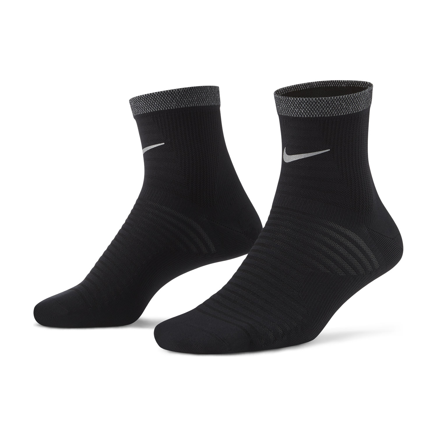 Nike Spark Lightweight Calze - Black/Reflect Silver