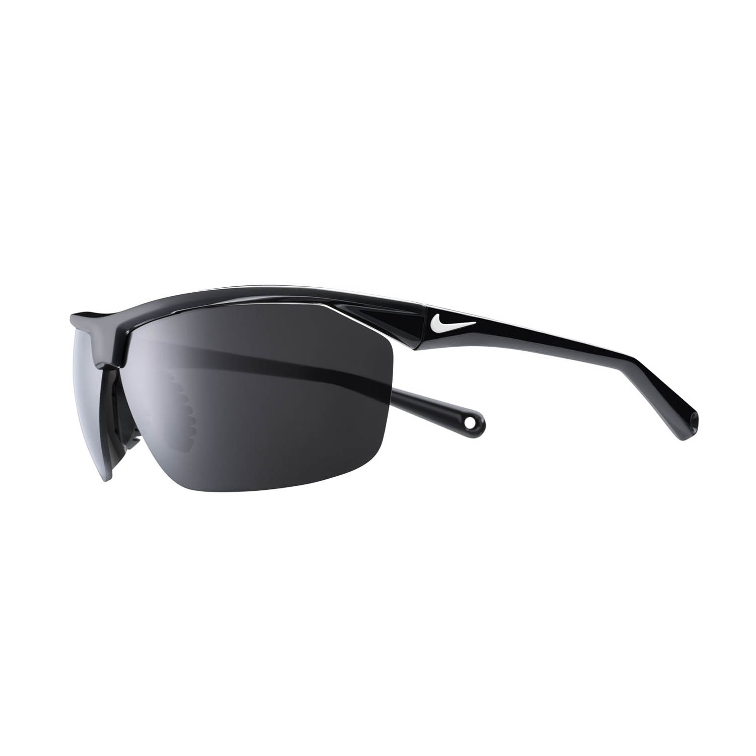 Nike Tailwind 12 Running Sunglasses Black/White/Grey Lens