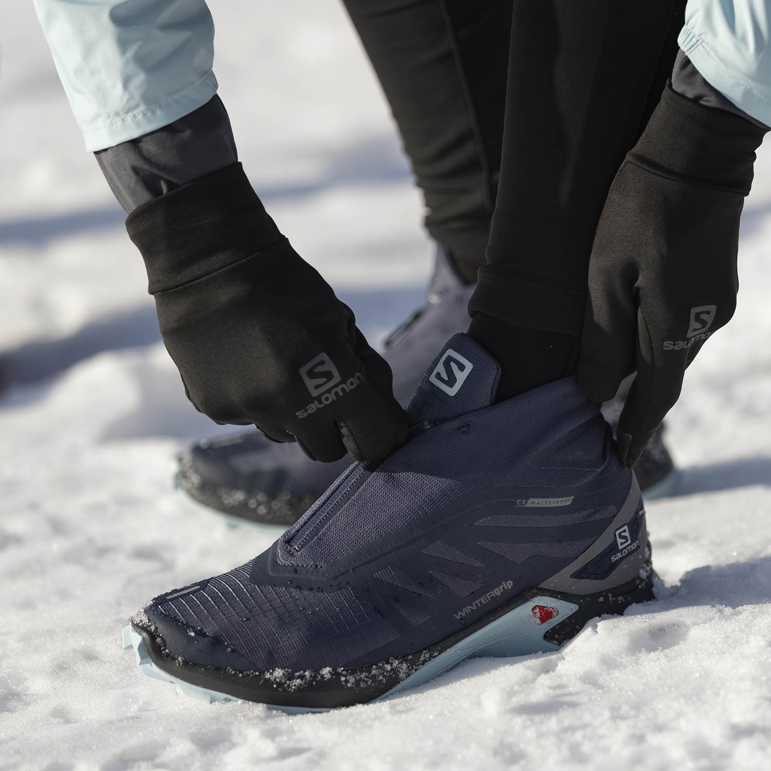 salomon winter trail running shoes
