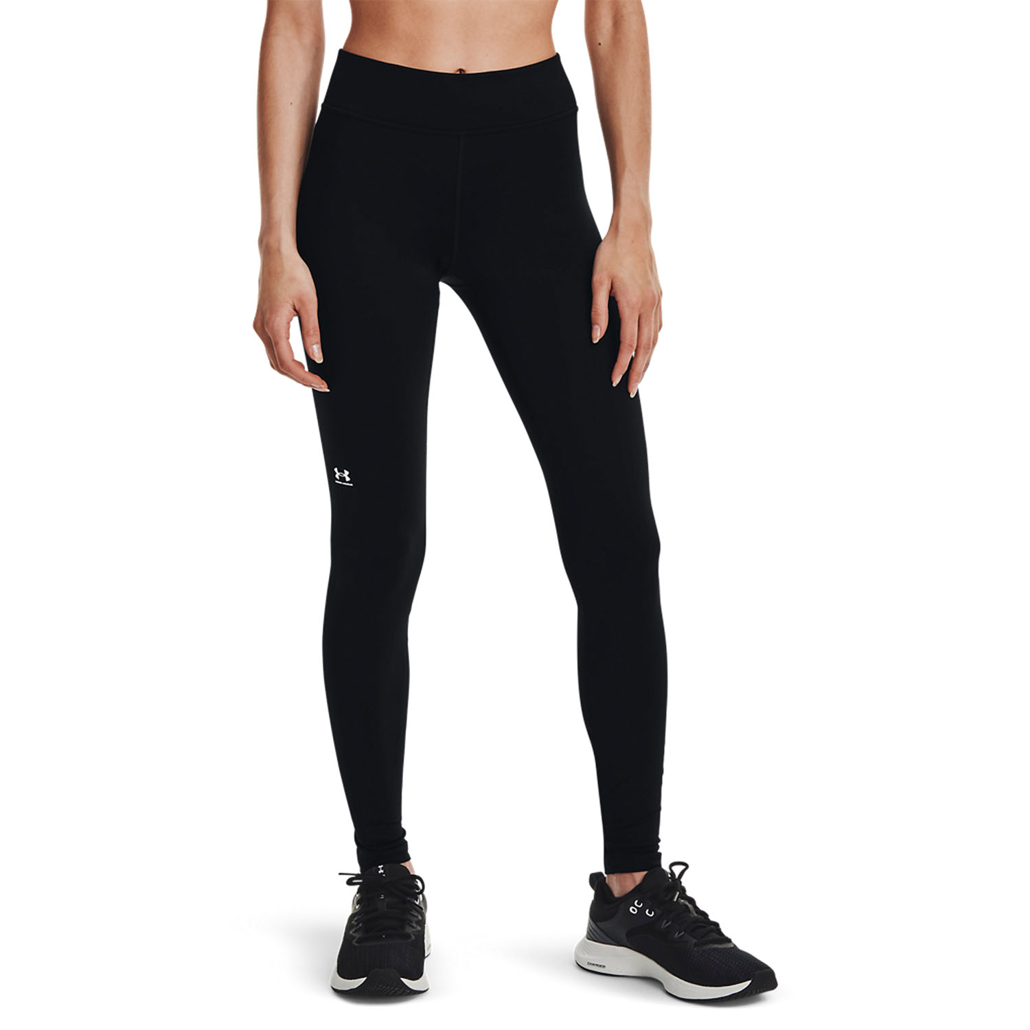 Under Armour Authentics Knit Tights - Black/White