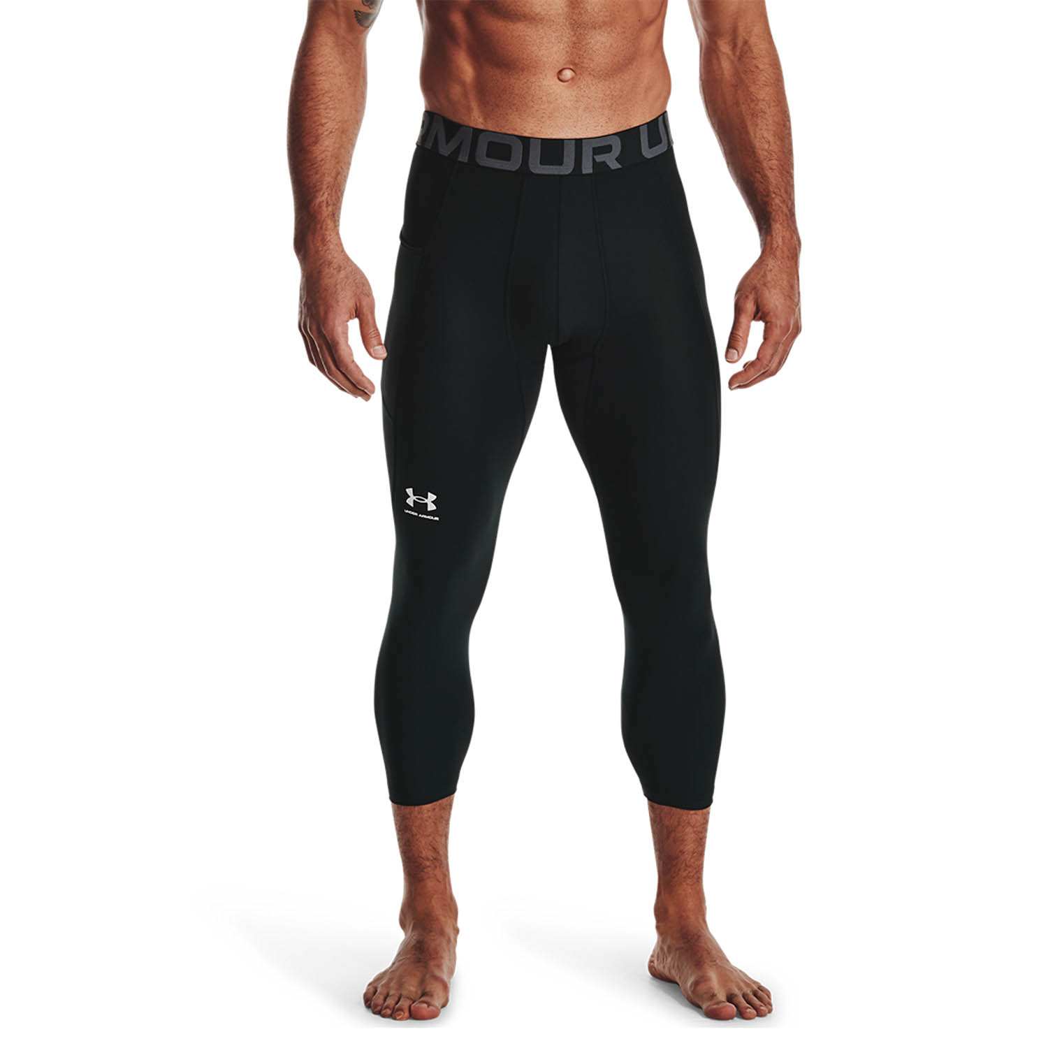 Under Armour HeatGear 3/4 Tights - Black/White