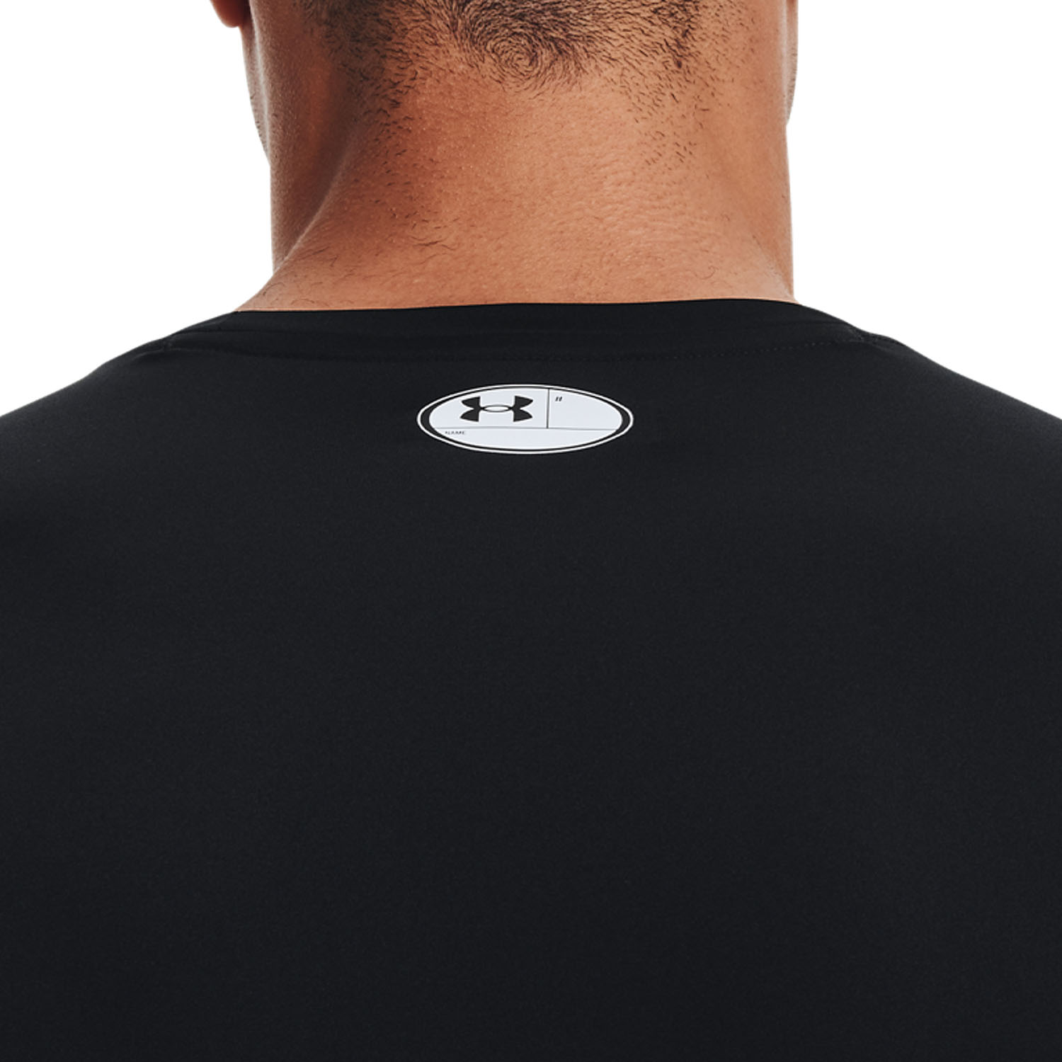 Under Armour HeatGear Logo Shirt - Black/White