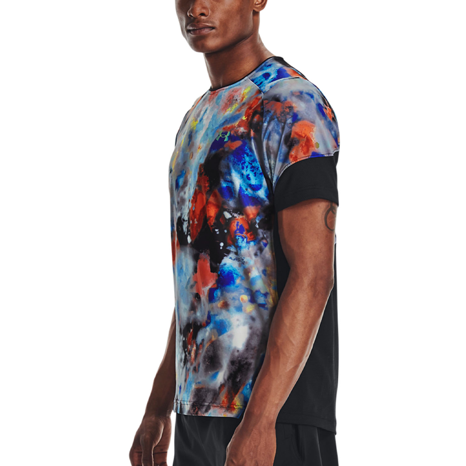 Under Armour Rush 2.0 Print Maglietta - Concrete/Black