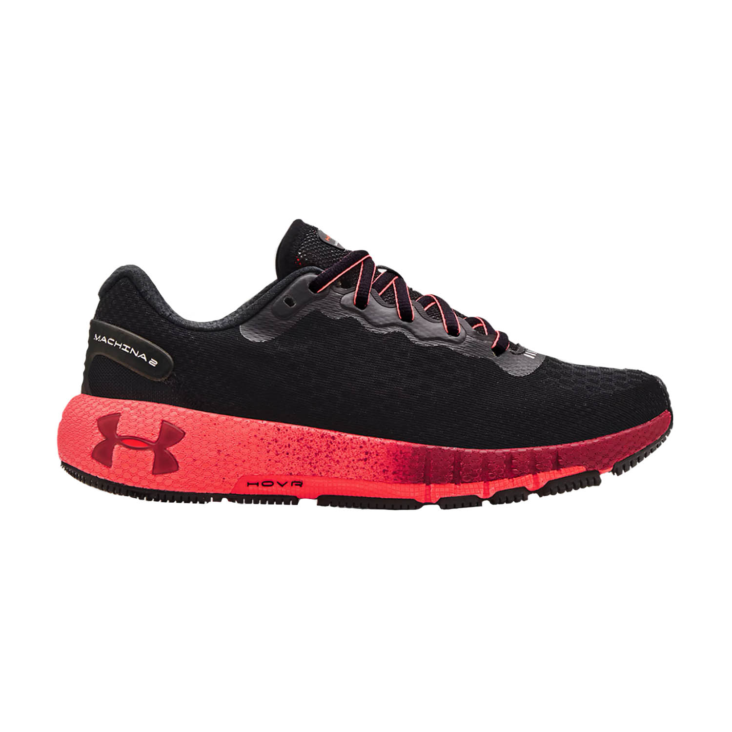 Under Armour HOVR Machina 2 Men's Running Shoes - Black/Beta Red