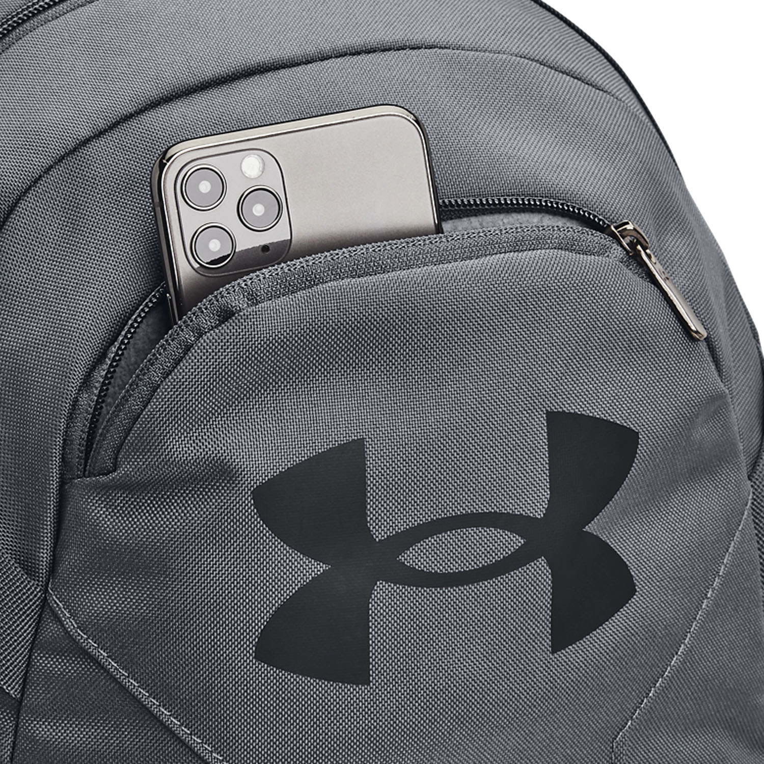 Under Armour Hustle Lite Backpack - Pitch Gray/Black