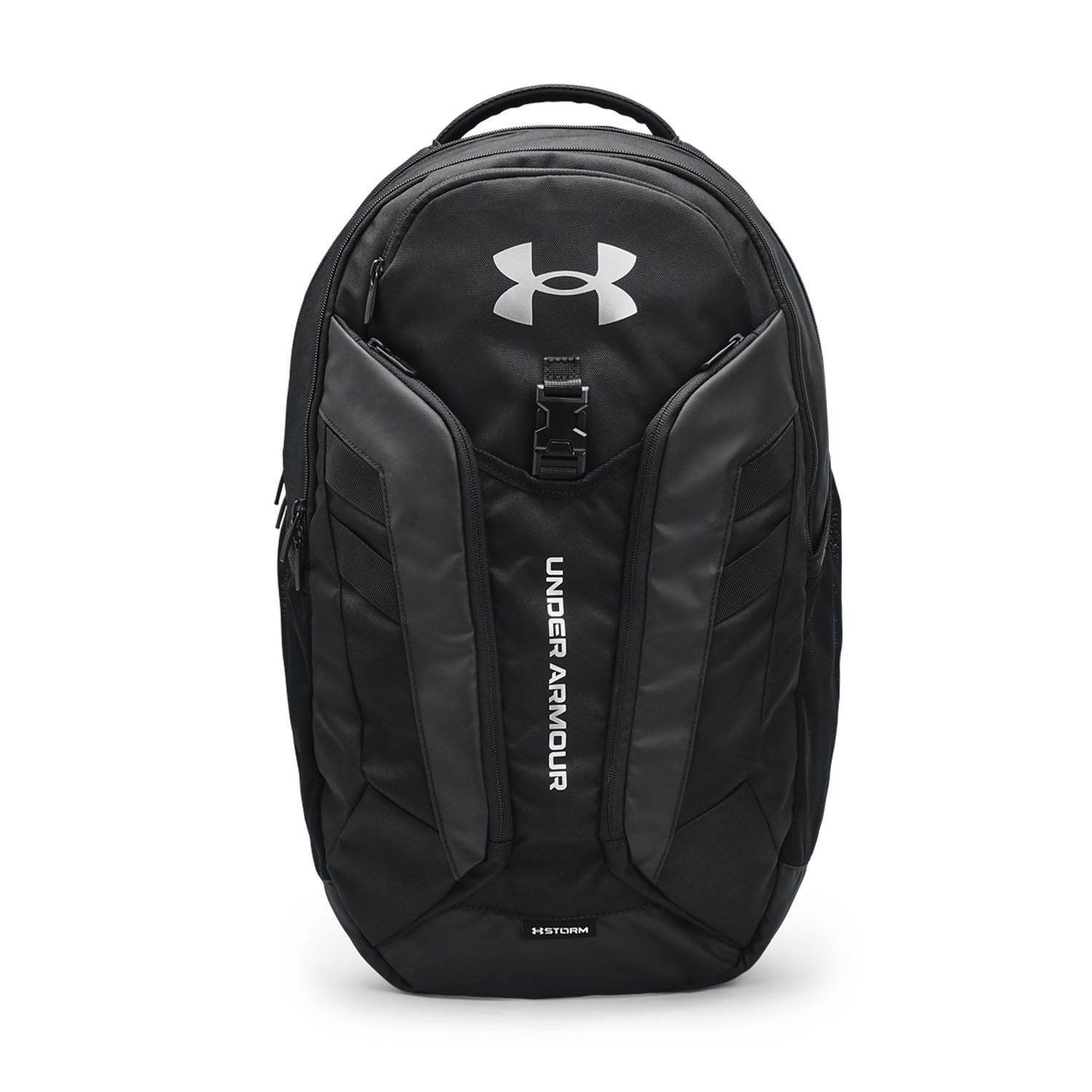 Under Armour Hustle Pro Backpack - Black/Metallic Silver