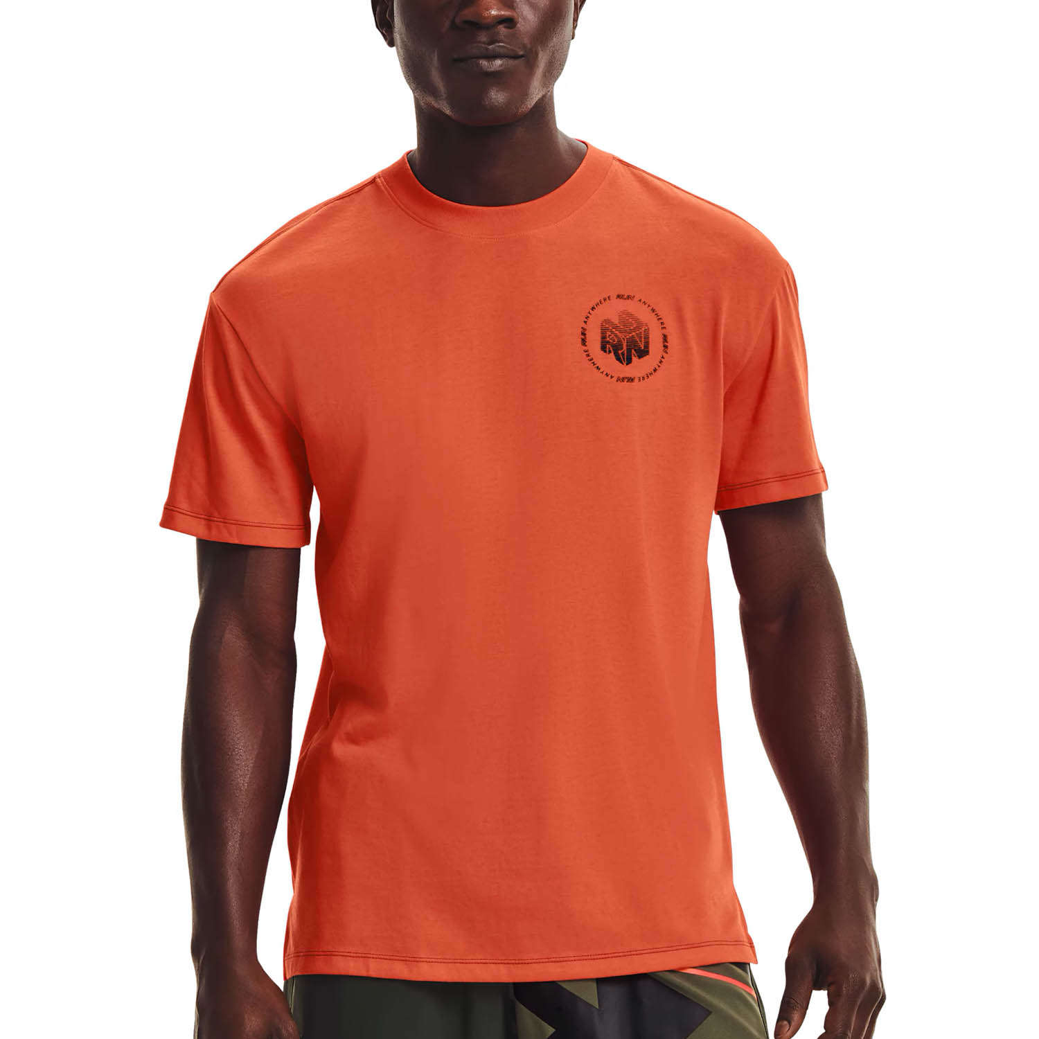 Adaptabilidad Surtido Pies suaves Under Armour Run Anywhere Camiseta Running Hombre - Dark Orange