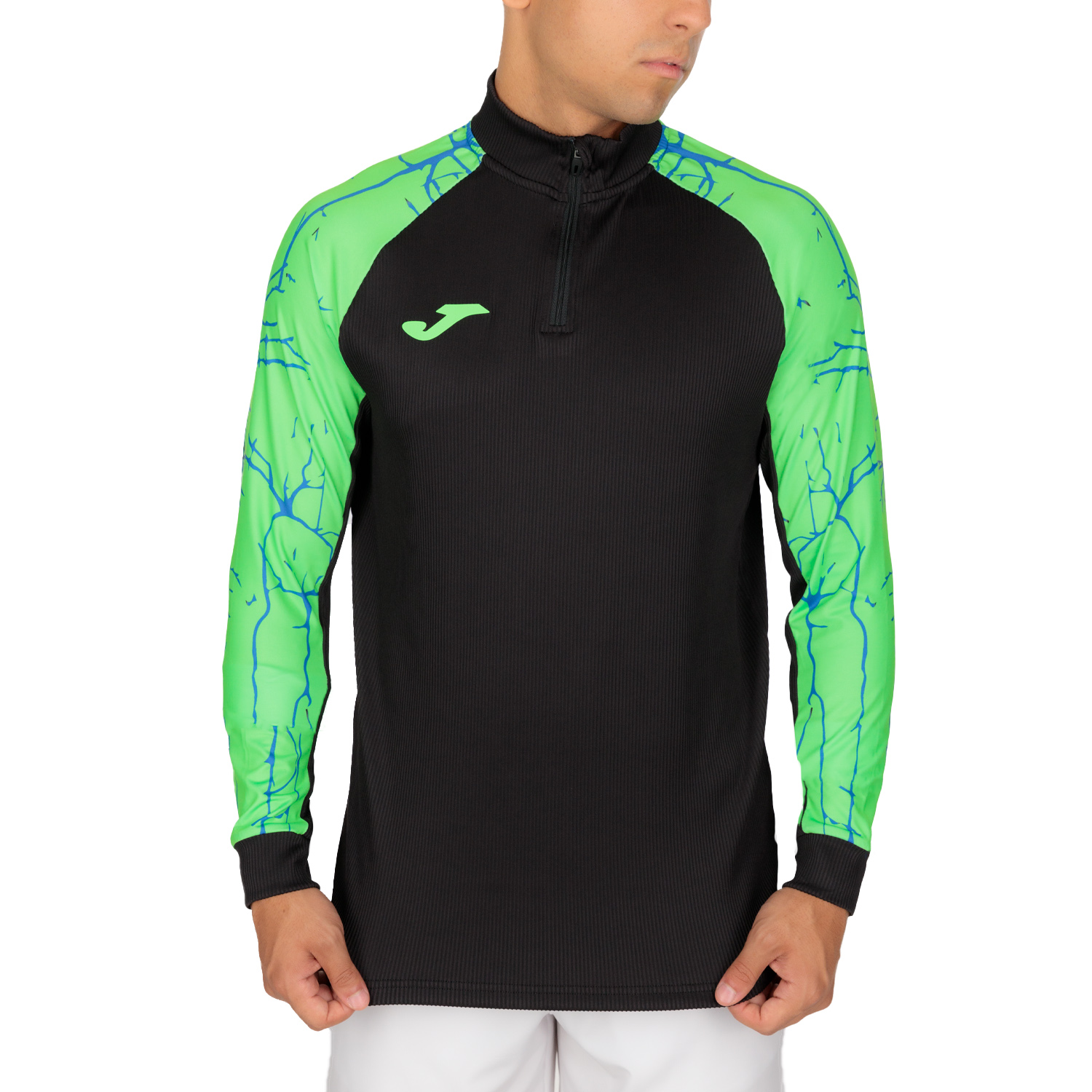 Joma Elite IX Camisa - Black/Fluor Green