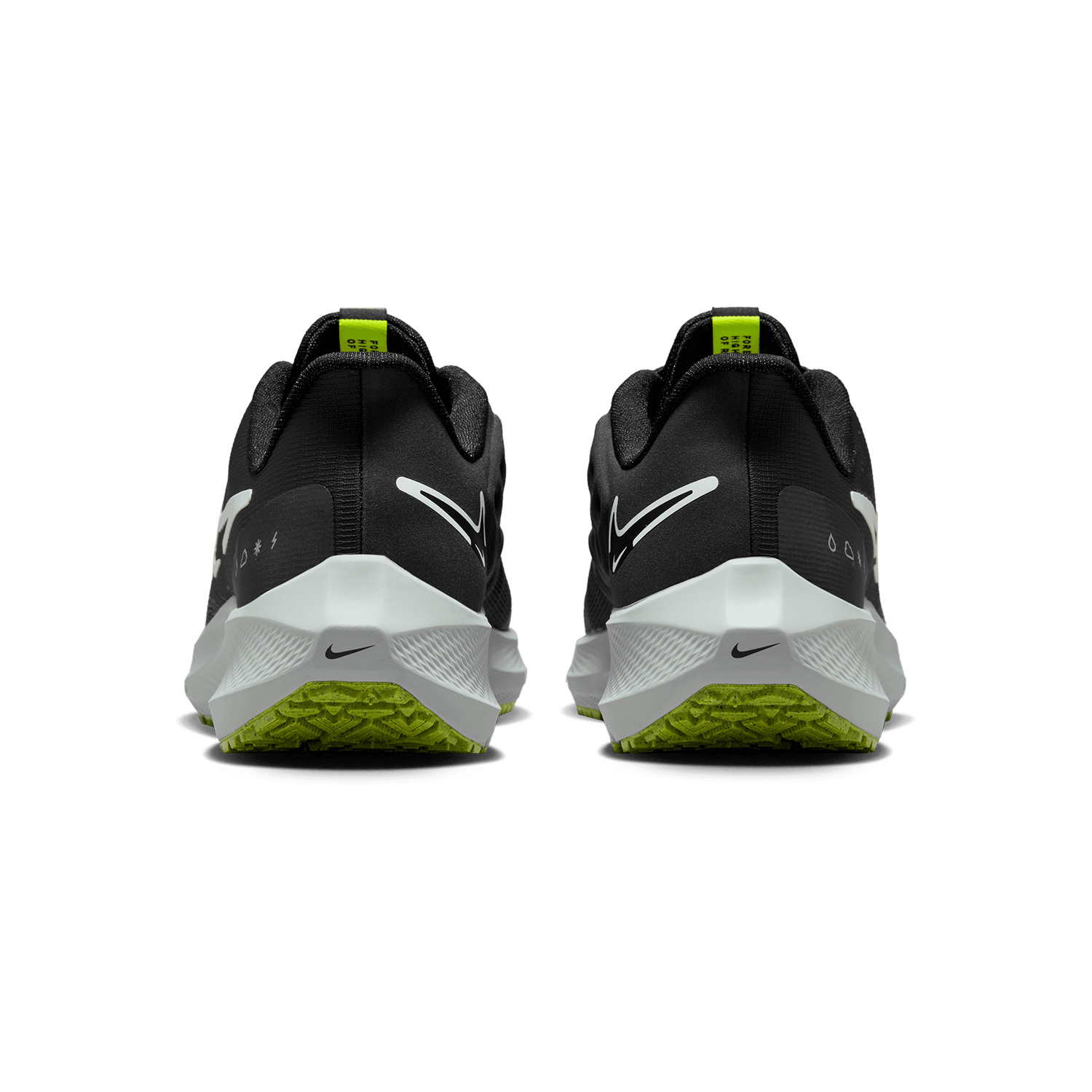 Nike Air Zoom Pegasus 39 Shield - Black/White/Dark Smoke Grey/Volt