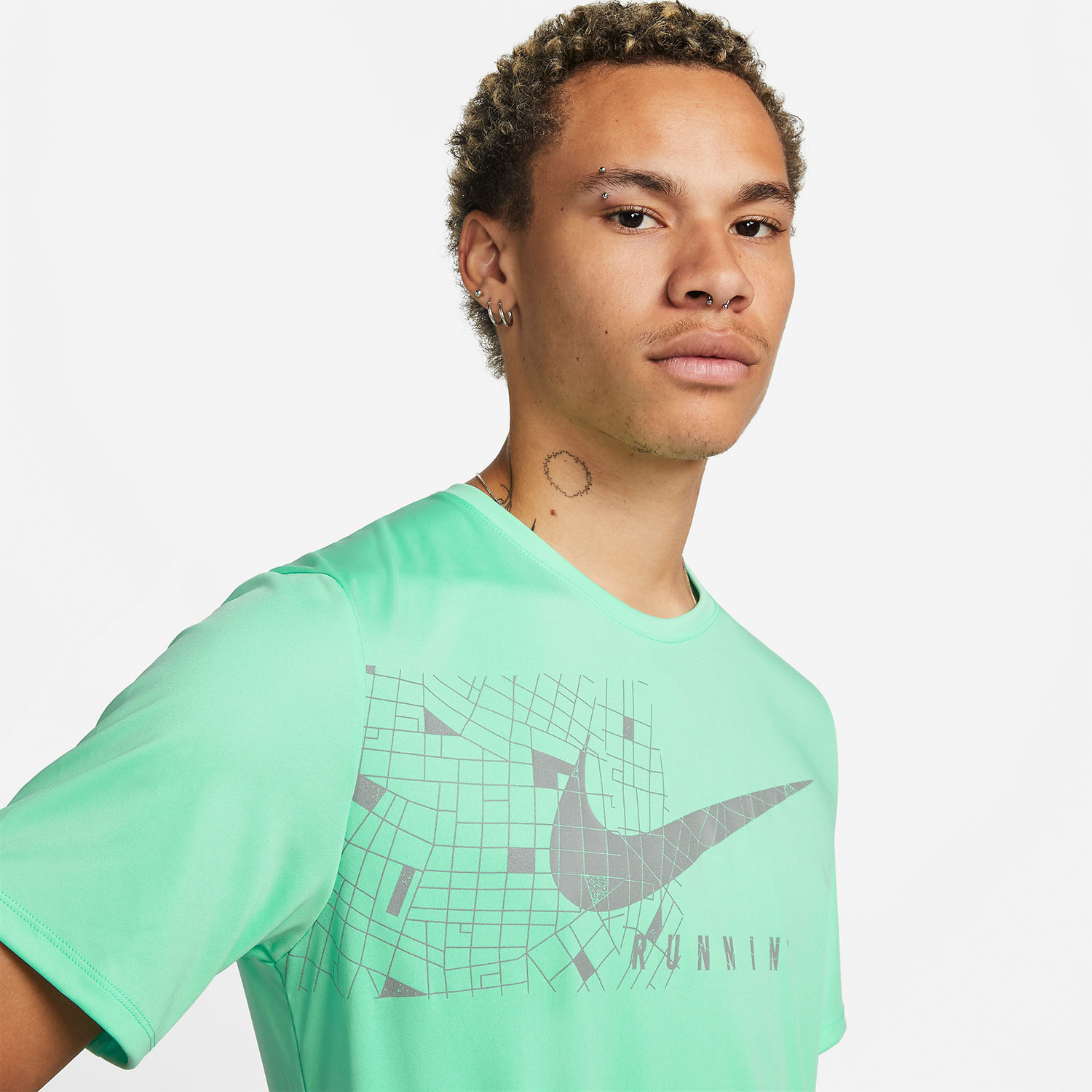 green glow nike shirt