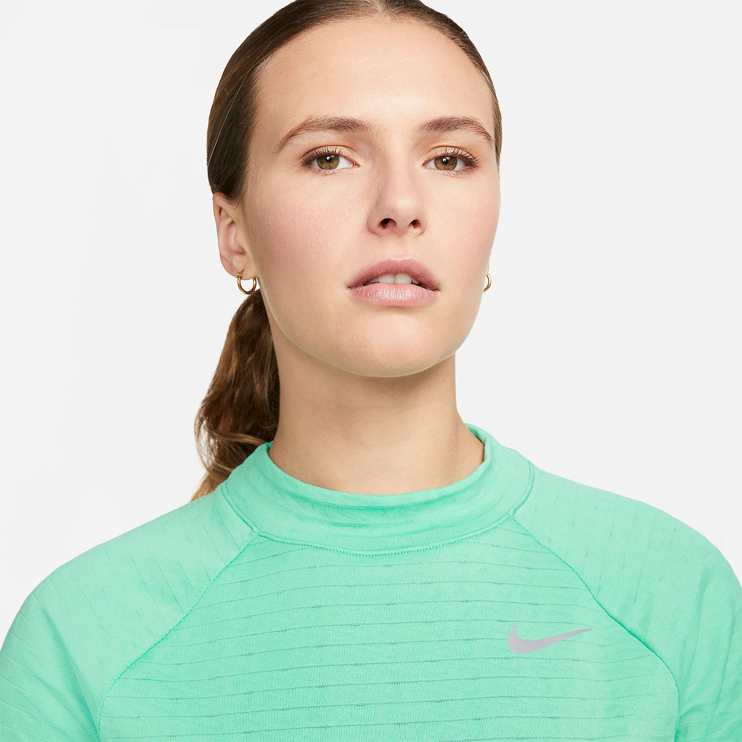 Nike Therma-FIT Element Logo Women's Running Shirt Light Menta